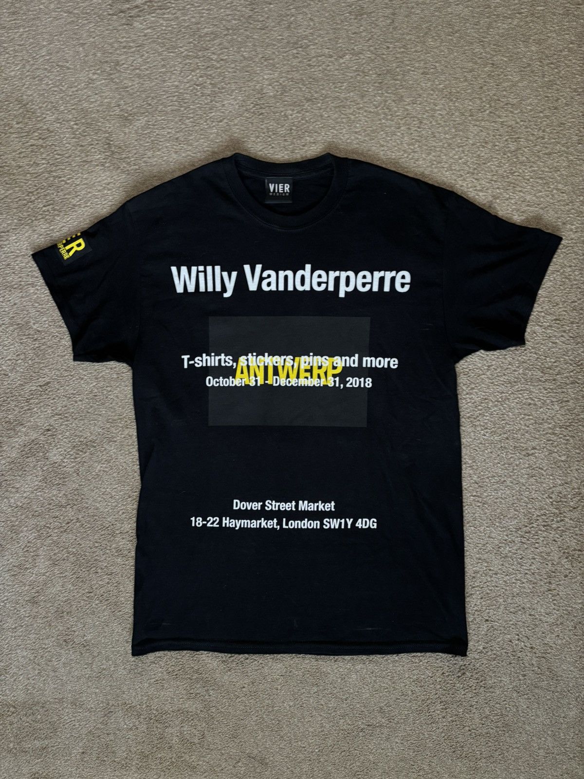 Dover Street Market ⚡️QUICK SALE⚡️ veir Willy Vanderperre DSM black T-shirt Size US M / EU 48-50 / 2 - 2 Thumbnail