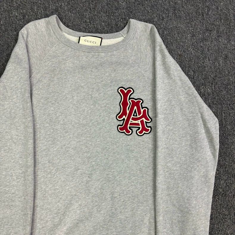 Gucci Gucci MLB Gucci co-branded embroidered logo sweatshirt 2501 Size US L / EU 52-54 / 3 - 3 Thumbnail
