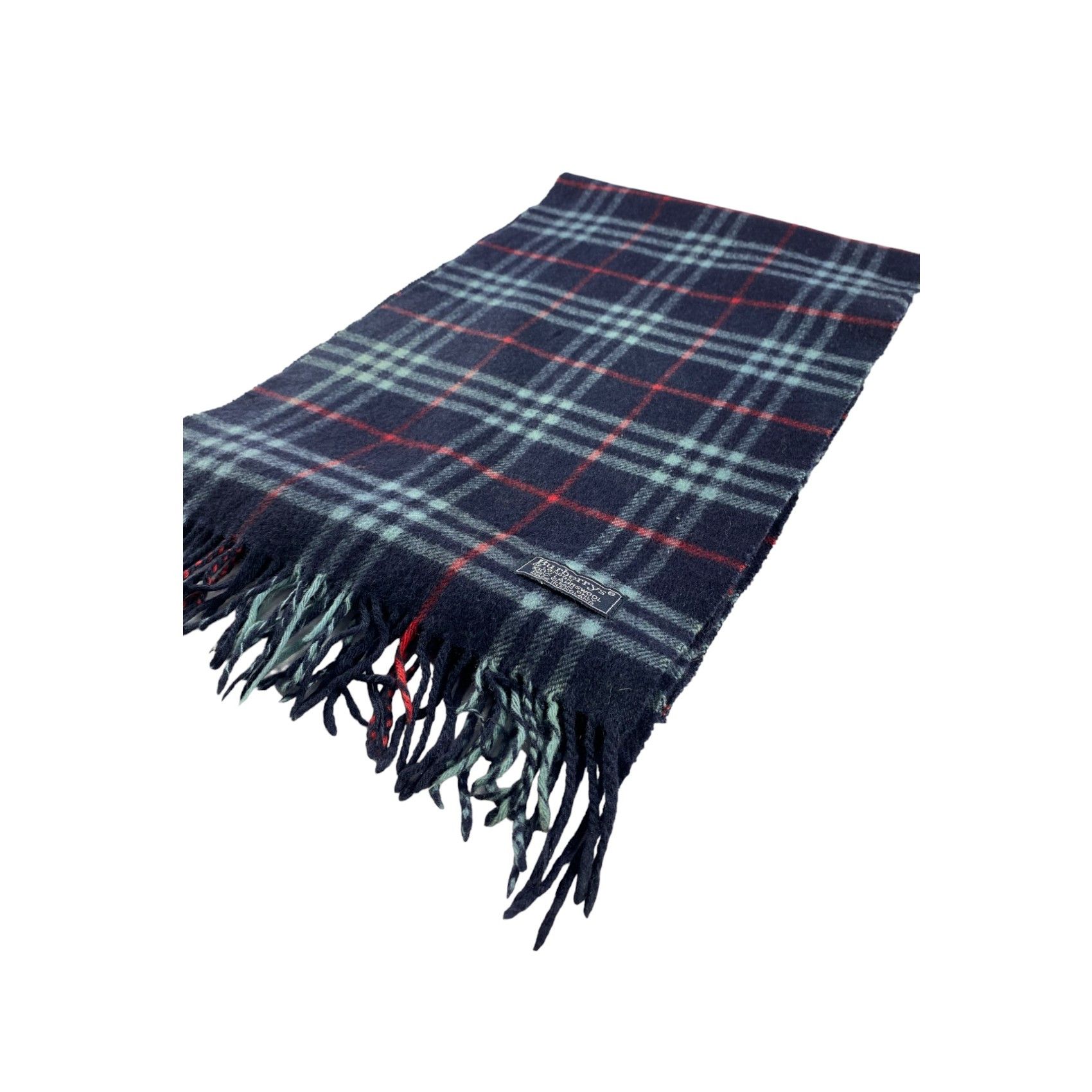 Burberry × Vintage Burberry Scarf / Muffler / Neckwear - WW1071 Size ONE SIZE - 3 Thumbnail