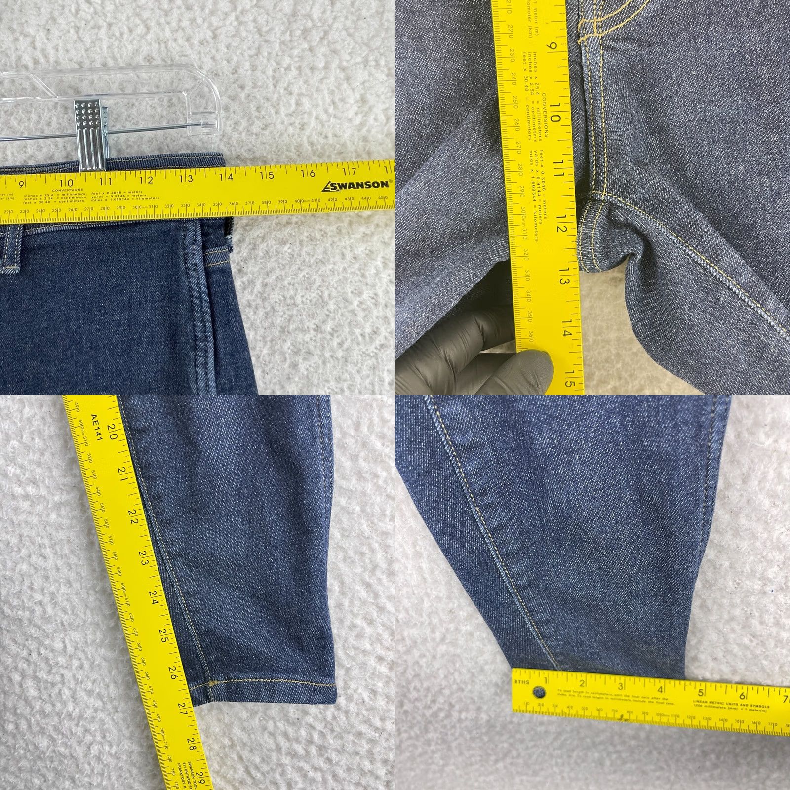 Everlane Everlane The Way High Skinny Jeans Womens Size 28 Blue Denim Dark Wash Stretch Jeans Size 28" / US 6 / IT 42 - 8 Thumbnail
