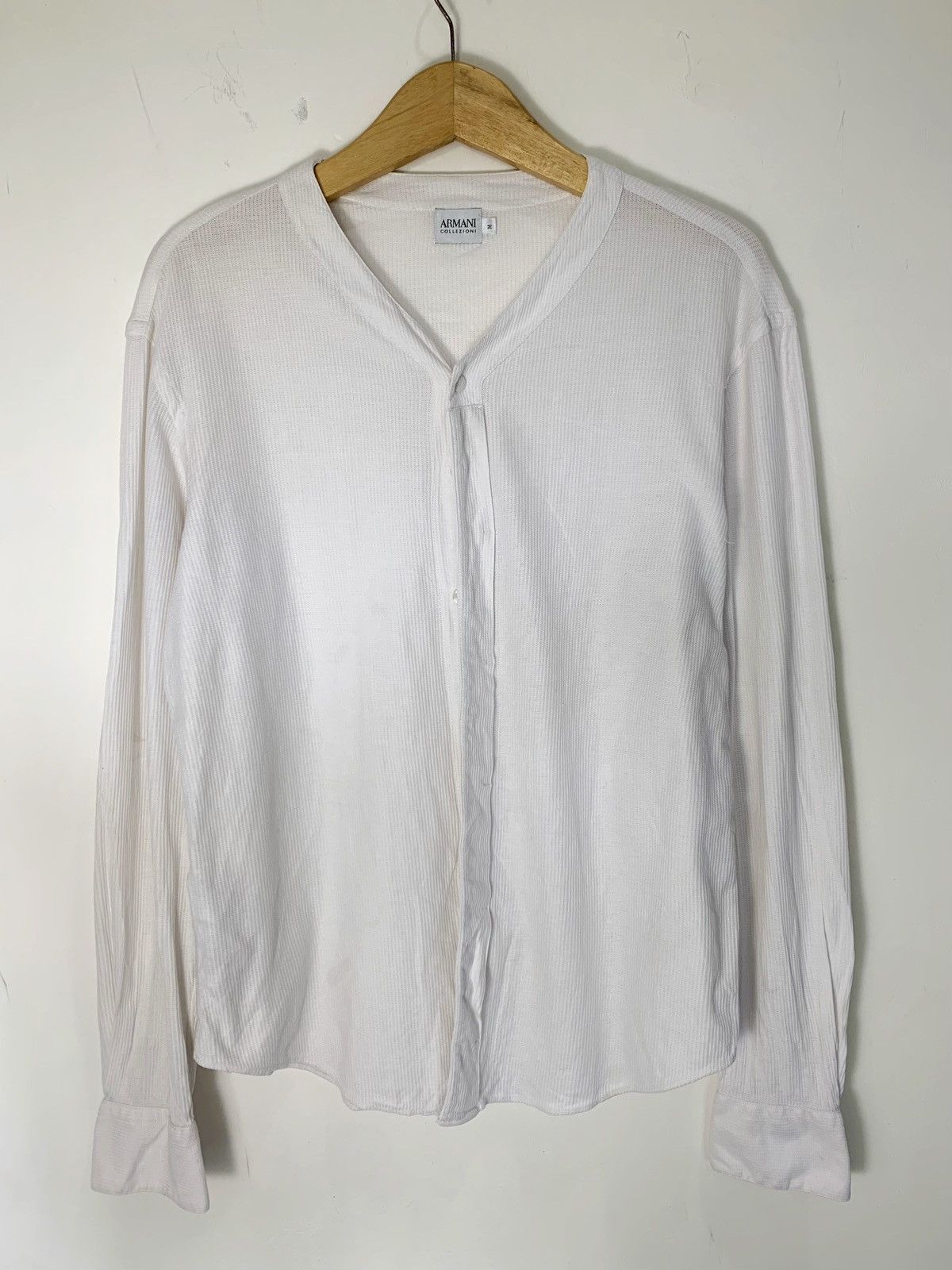 Armani Collezioni Armani collezioni waffle longsleeve outer Size US M / EU 48-50 / 2 - 11 Thumbnail