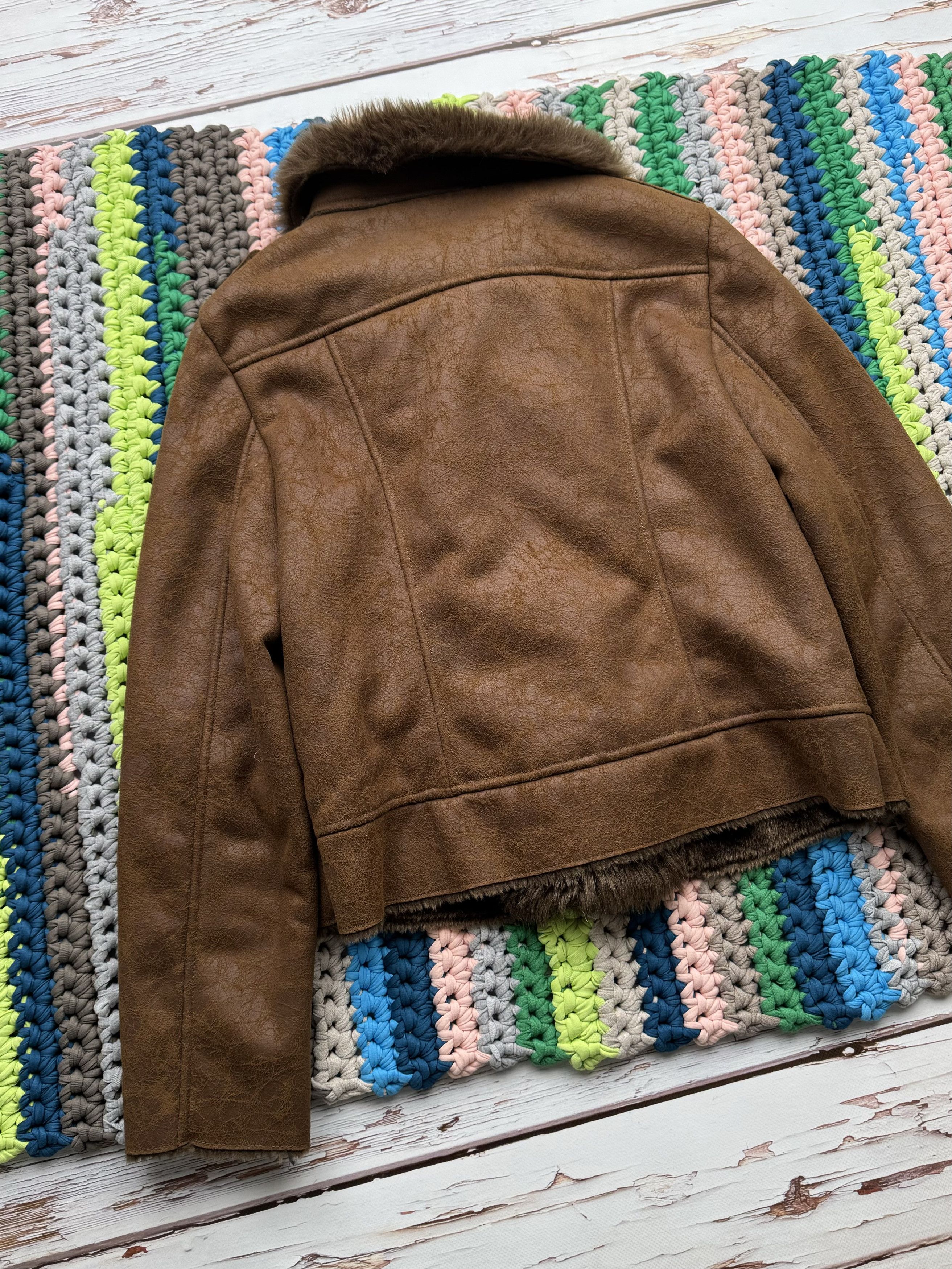 Japanese Brand Vintage Faux Sheepskin Coat (D10)(D15) Size L / US 10 / IT 46 - 9 Thumbnail