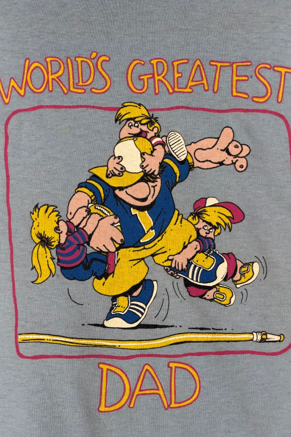 Jerzees Vintage 90s “World’s Greatest Dad” Cartoon Graphic Tee Size US M / EU 48-50 / 2 - 5 Thumbnail
