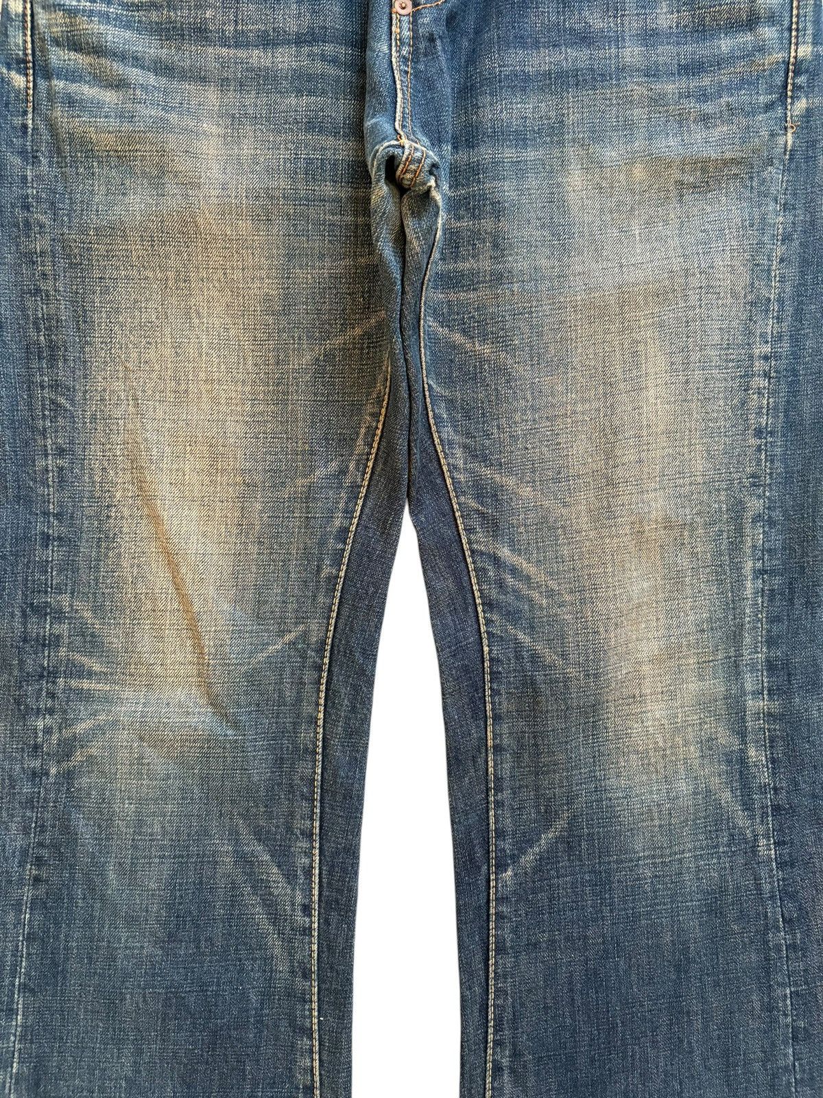 Japanese Brand Vintage Japanese Brand Mud Wash Embellished Baggy Jeans Size US 33 - 5 Thumbnail