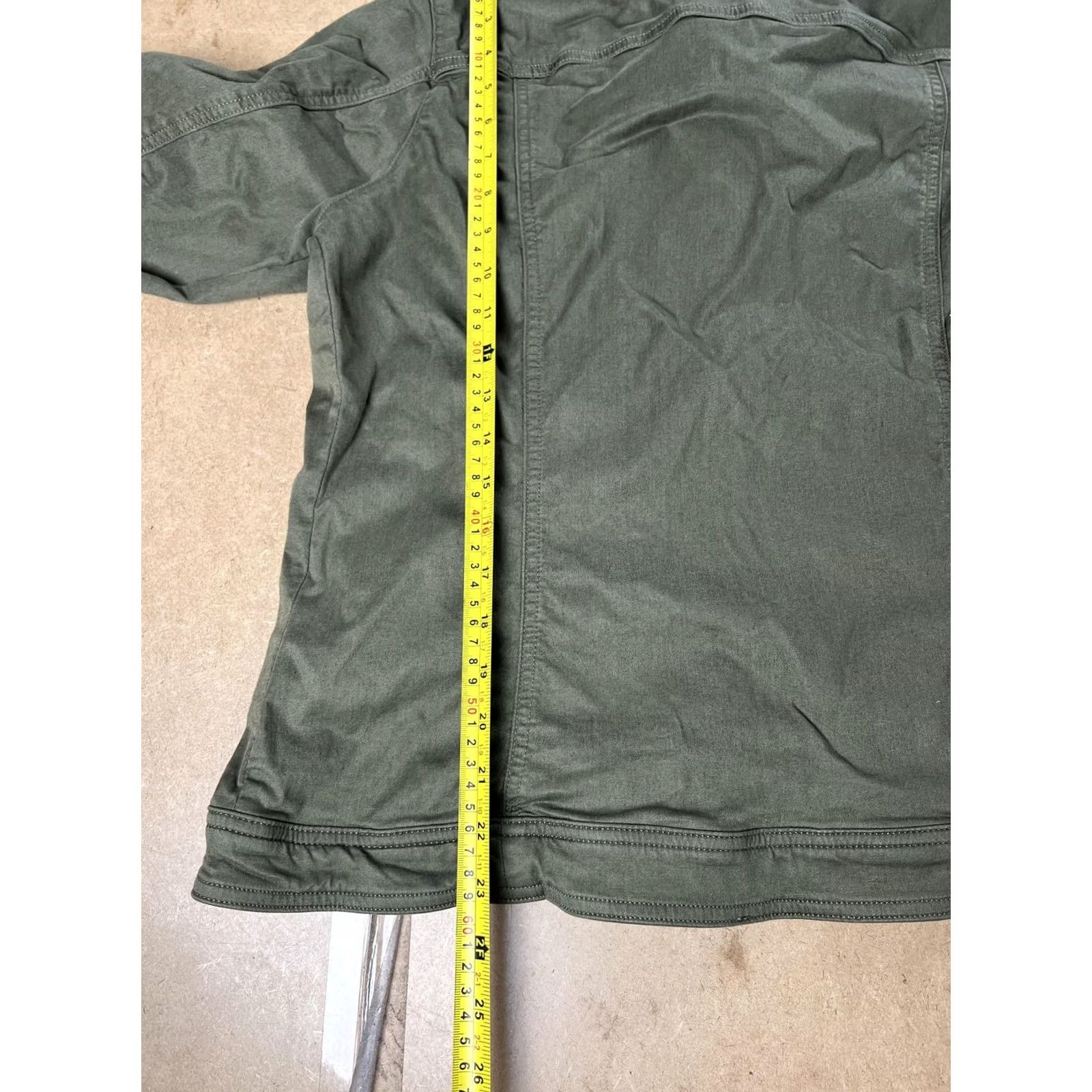 Vintage Kuhl Jacket Unisex L Green Military Collared Pockets Twill Short Casual Size 36" / US 14 / IT 50 - 5 Thumbnail