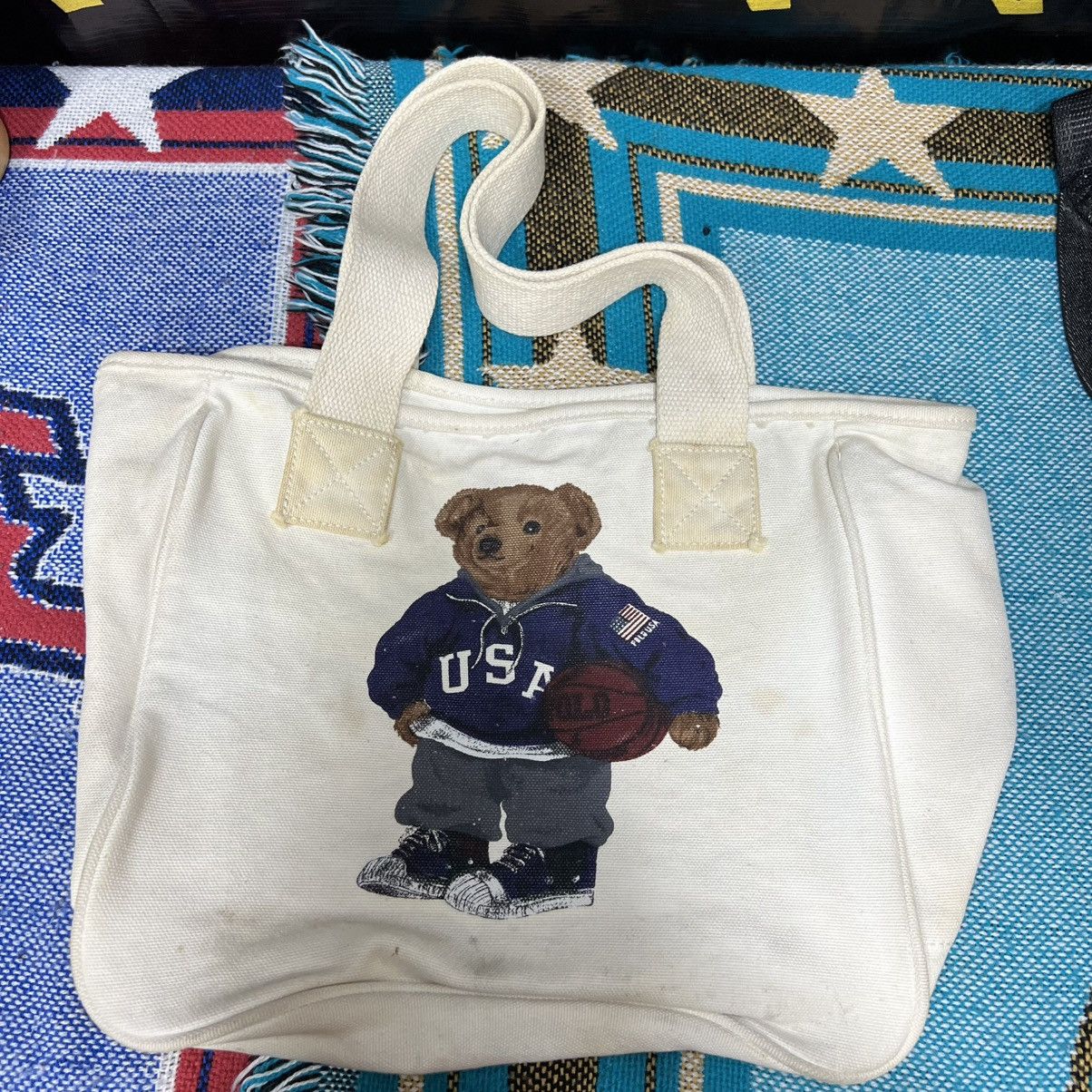 Polo Ralph Lauren × Vintage Ralph lauren polo bear tote bag Size ONE SIZE - 2 Thumbnail