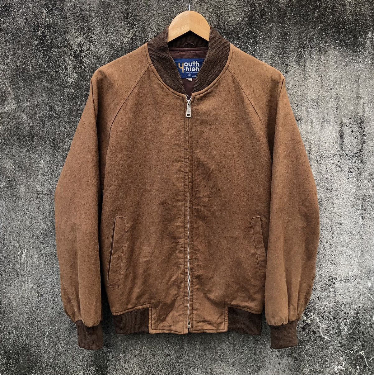 Vintage Vintage Youth High Corduroy Zipper Bomber Jacket Size US M / EU 48-50 / 2 - 6 Thumbnail