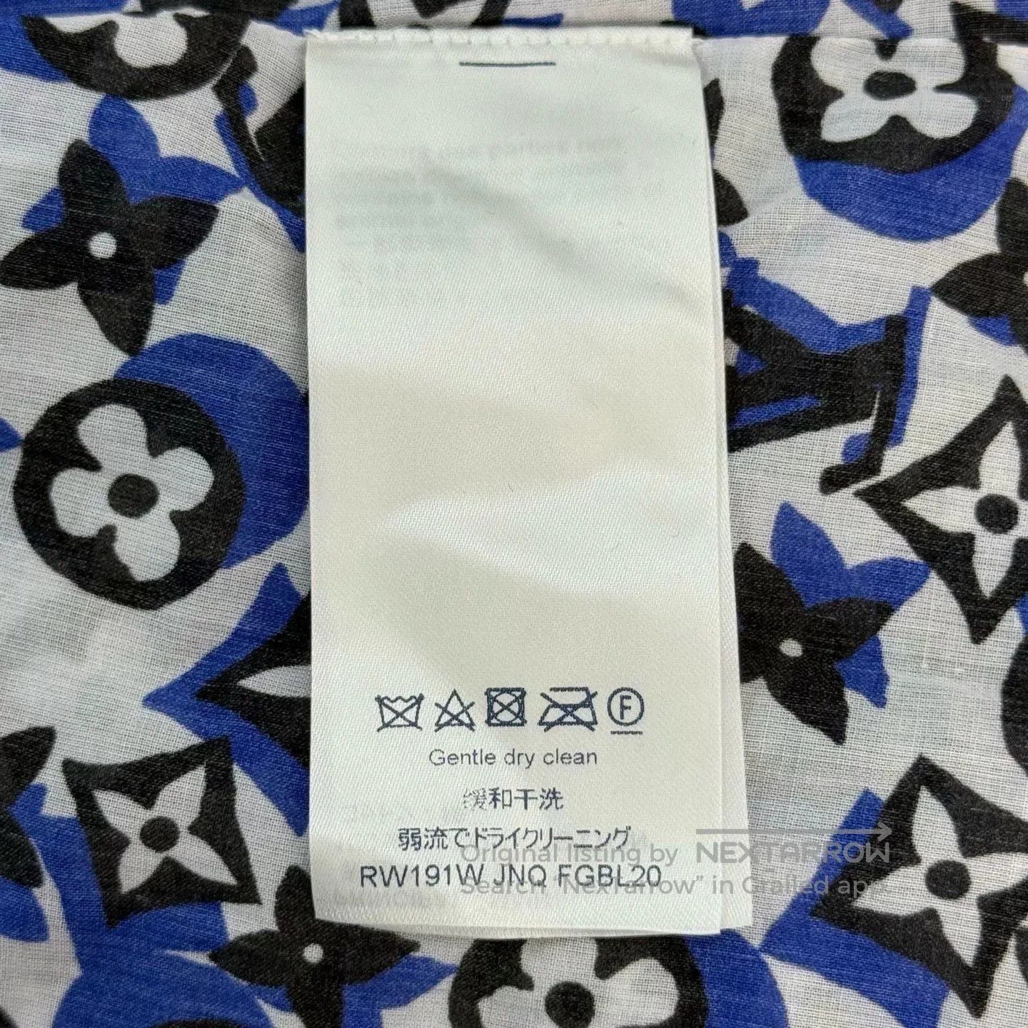 Louis Vuitton Louis Vuitton Blue Logo Cotton Shirt. Size US S / EU 44-46 / 1 - 6 Thumbnail