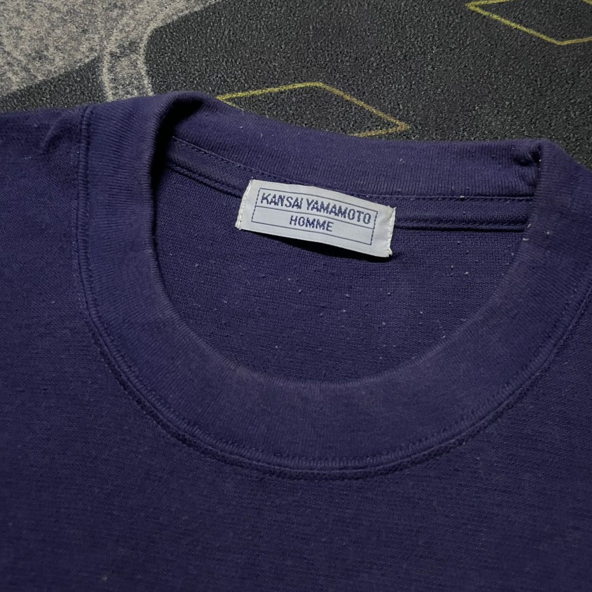 Japanese Brand × Kansai Yamamoto × Vintage 💥Vintage Kansai Yamamoto Homme Plain Tees Size US M / EU 48-50 / 2 - 2 Thumbnail