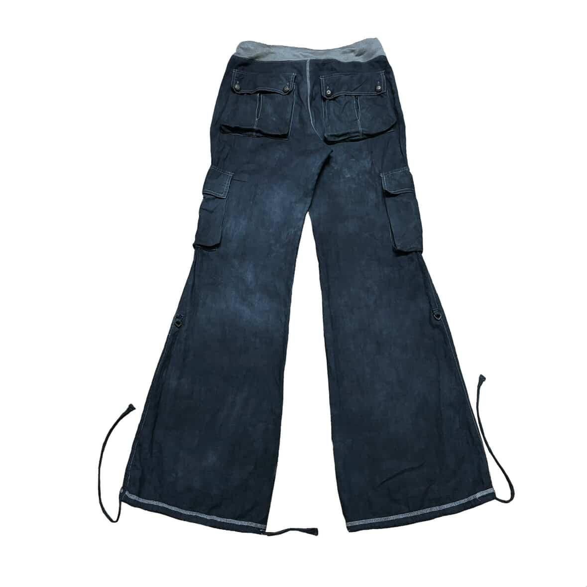 GOA Early 2000s G.O.A 3D Pockets Flare Pants Size US 34 / EU 50 - 2 Thumbnail