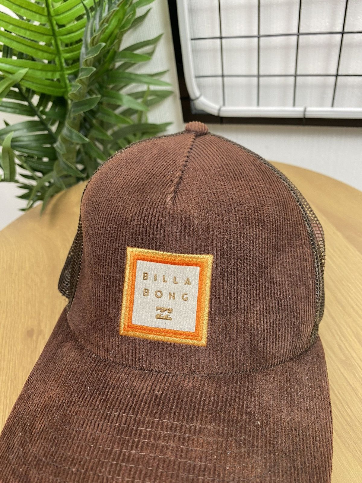 Billabong Billabong Corduroy Trucker Hat Brown Surfing Cap Unisex OS Size ONE SIZE - 4 Thumbnail