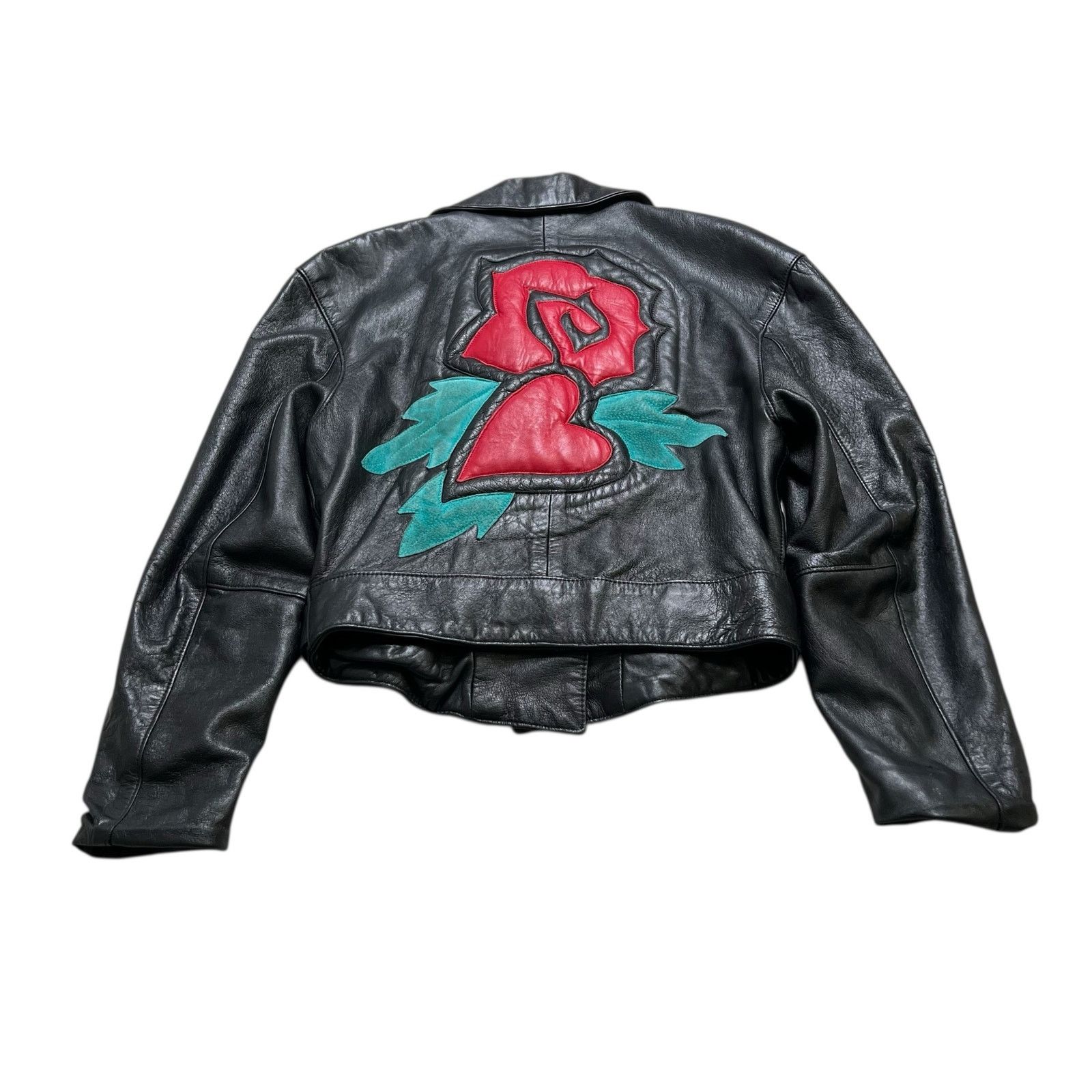 Vintage Vintage Outerwear by Phoenix Rose Heart Leather Jacket M Size M / US 6-8 / IT 42-44 - 9 Thumbnail