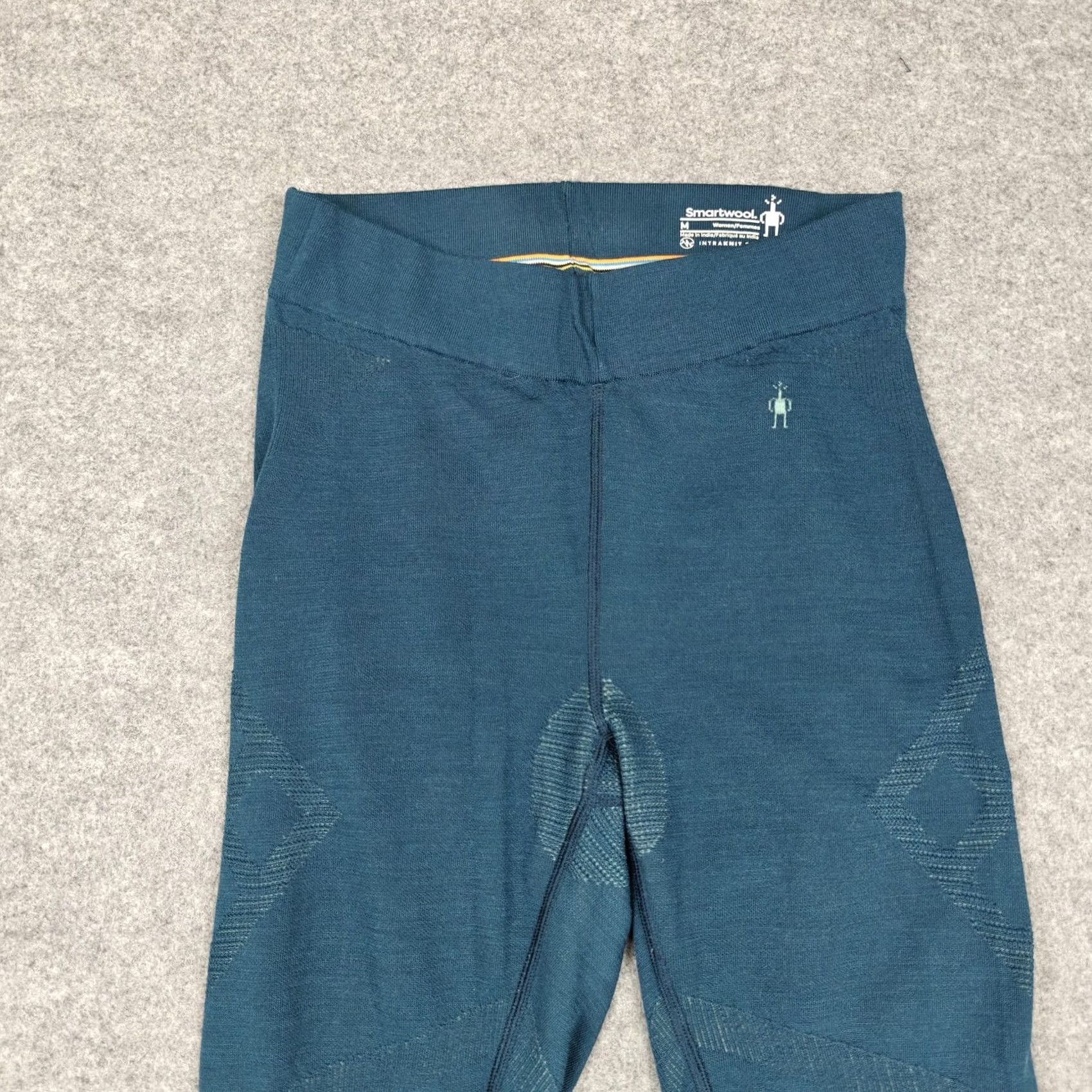 Smartwool Smartwool Leggings Womens Medium Blue Intraknit 200 Thermal Ankle Base Layer Size 32" / US 10 / IT 46 - 2 Thumbnail