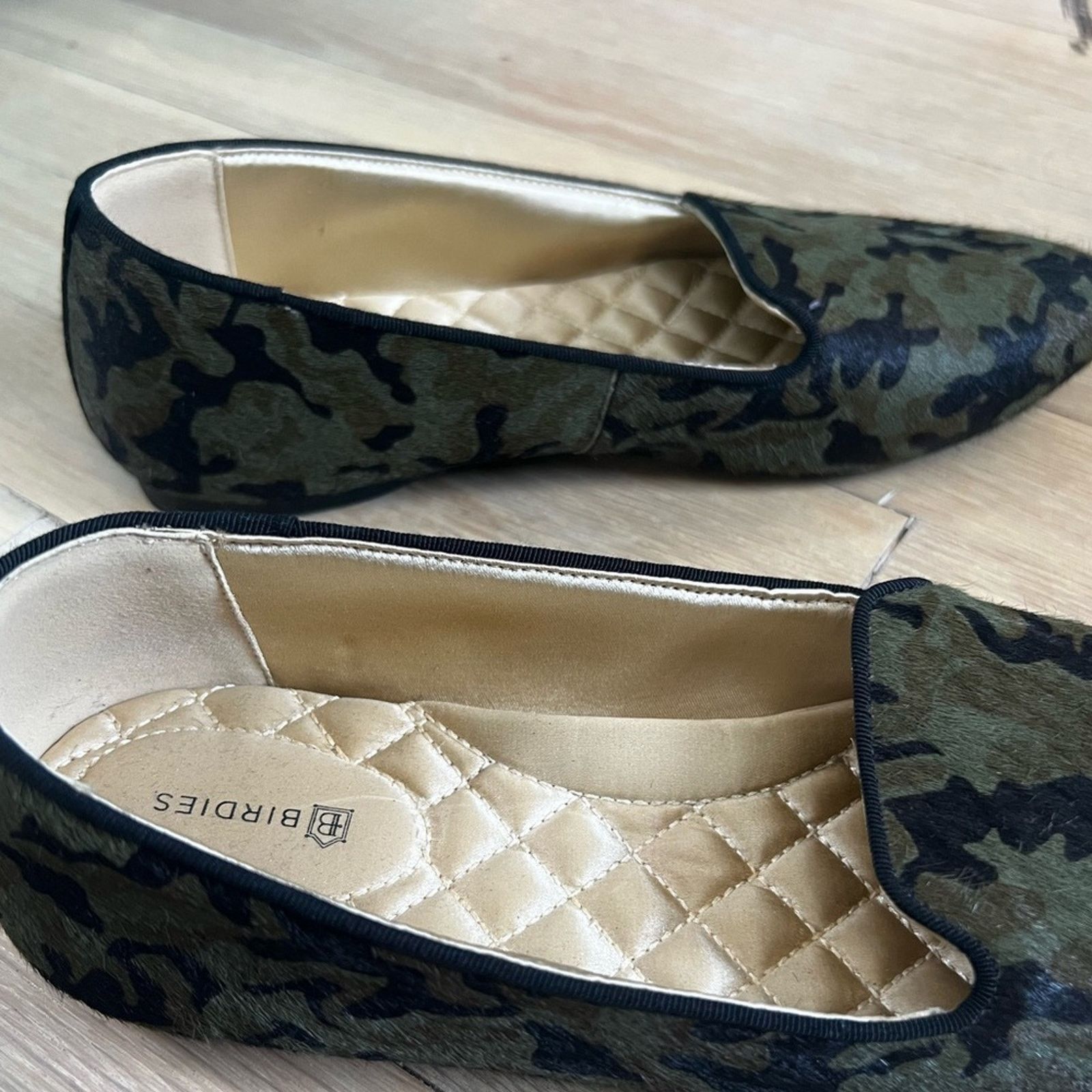 Other Birdies The Blackbird Camouflage Calf Hair Loafer Flats 7.5 Size US 7.5 / IT 37.5 - 5 Thumbnail