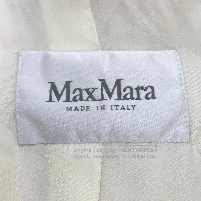 Max Mara MaxMara Cream Alpaca Wool Ladies Coat . Size S / US 4 / IT 40 - 6 Thumbnail