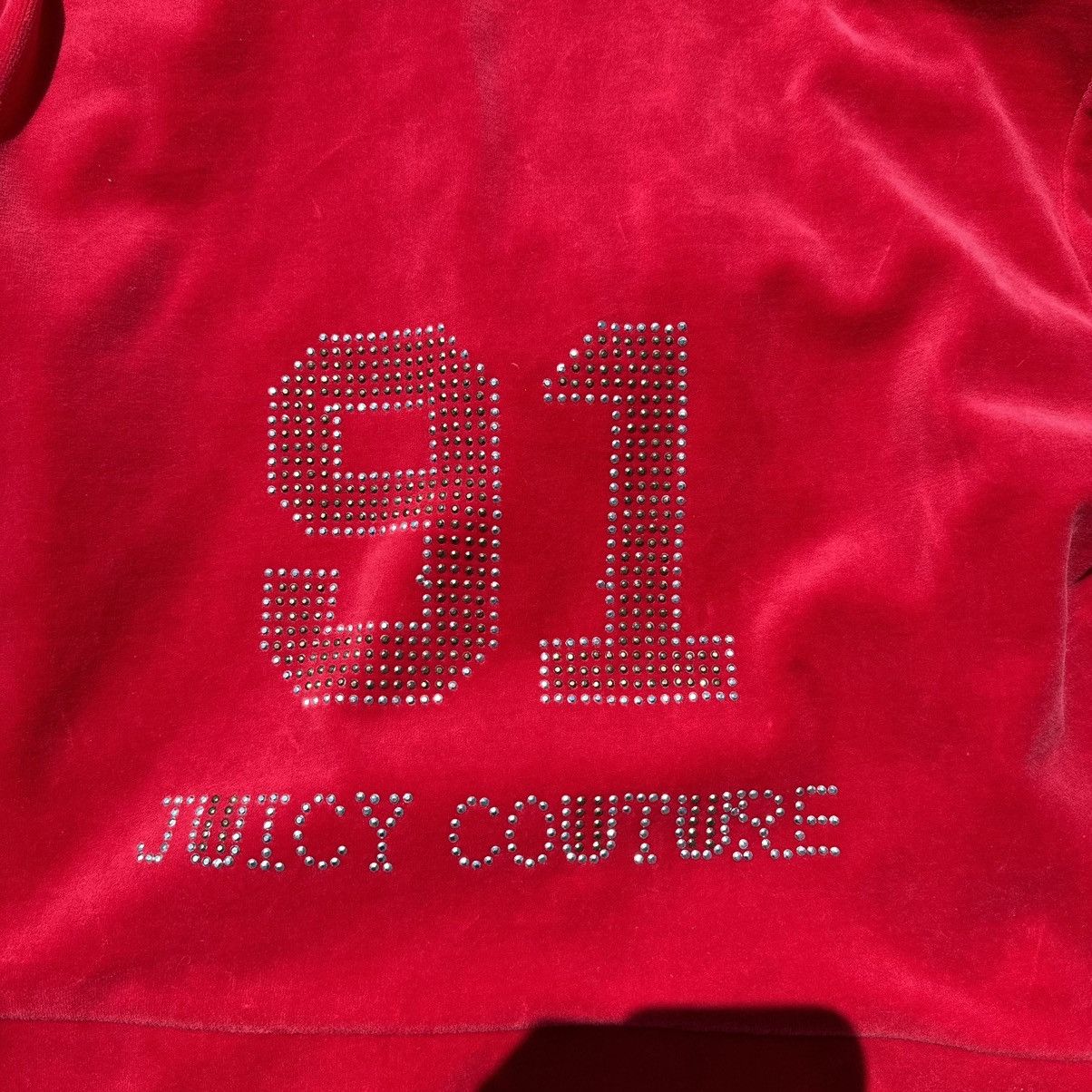Juicy Couture vintage juicy couture zip hoodie 91 velour rap big logo Size XL / US 12-14 / IT 48-50 - 10 Thumbnail
