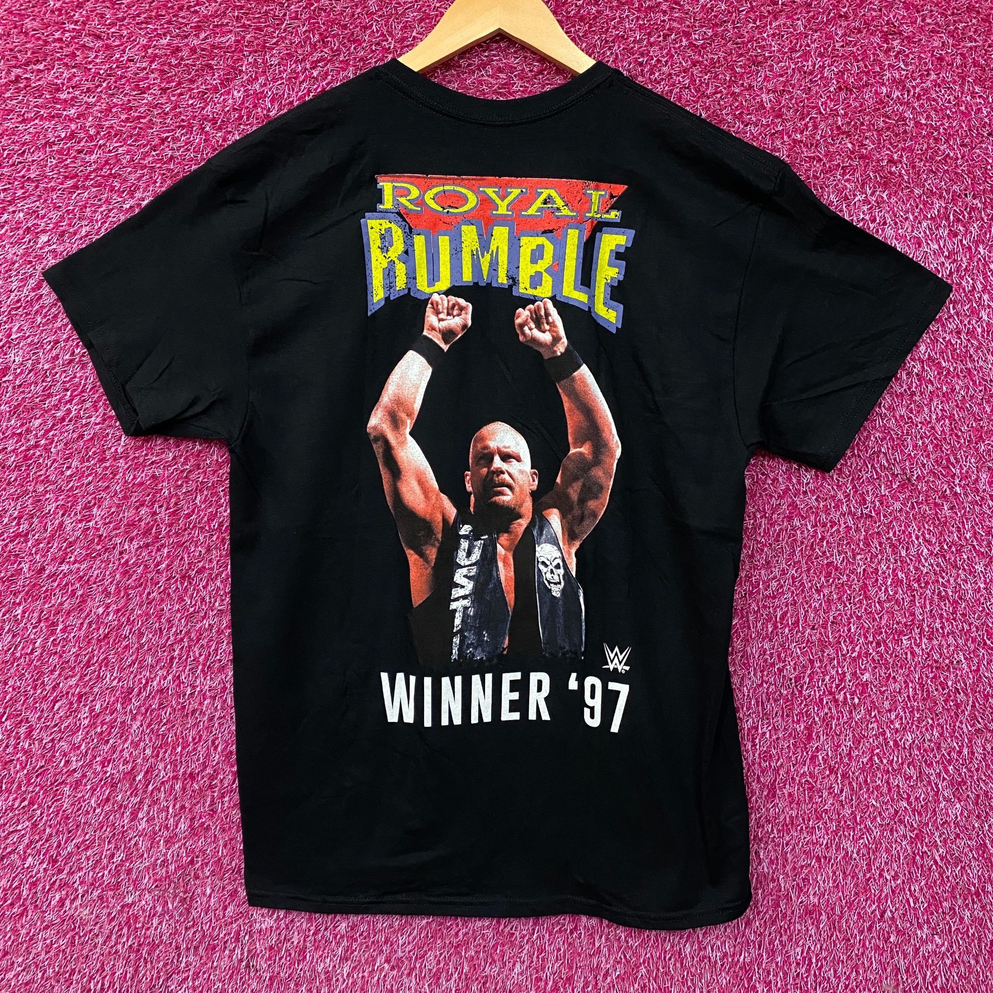 WWE WWE "Stone Cold" Steve Austin 1997 Royal Rumble Winner Graph Size US L / EU 52-54 / 3 - 4 Thumbnail