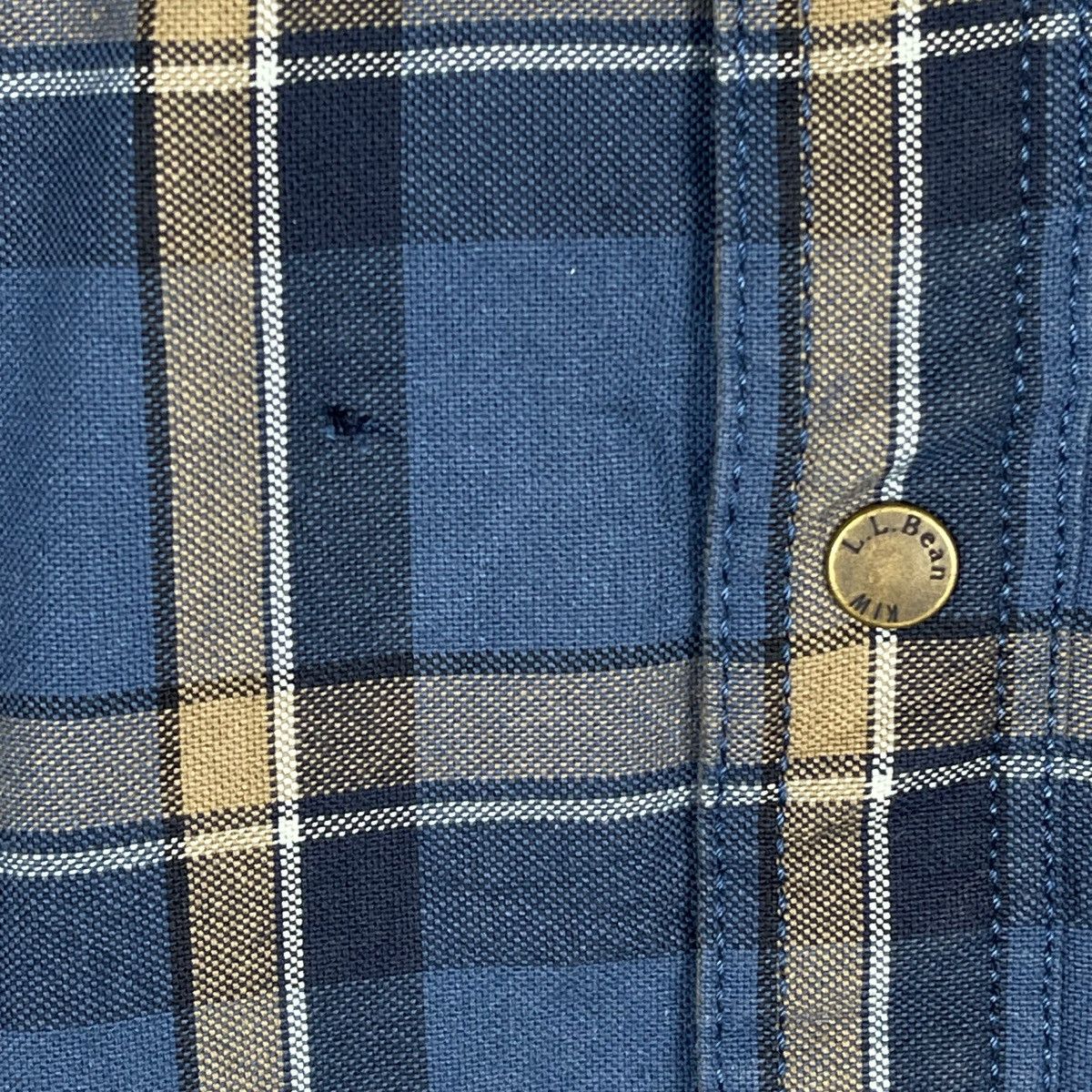 L.L. Bean Vintage L.L. Bean Katahdin Iron Works Flannel Shirt Jacket Size US L / EU 52-54 / 3 - 6 Thumbnail