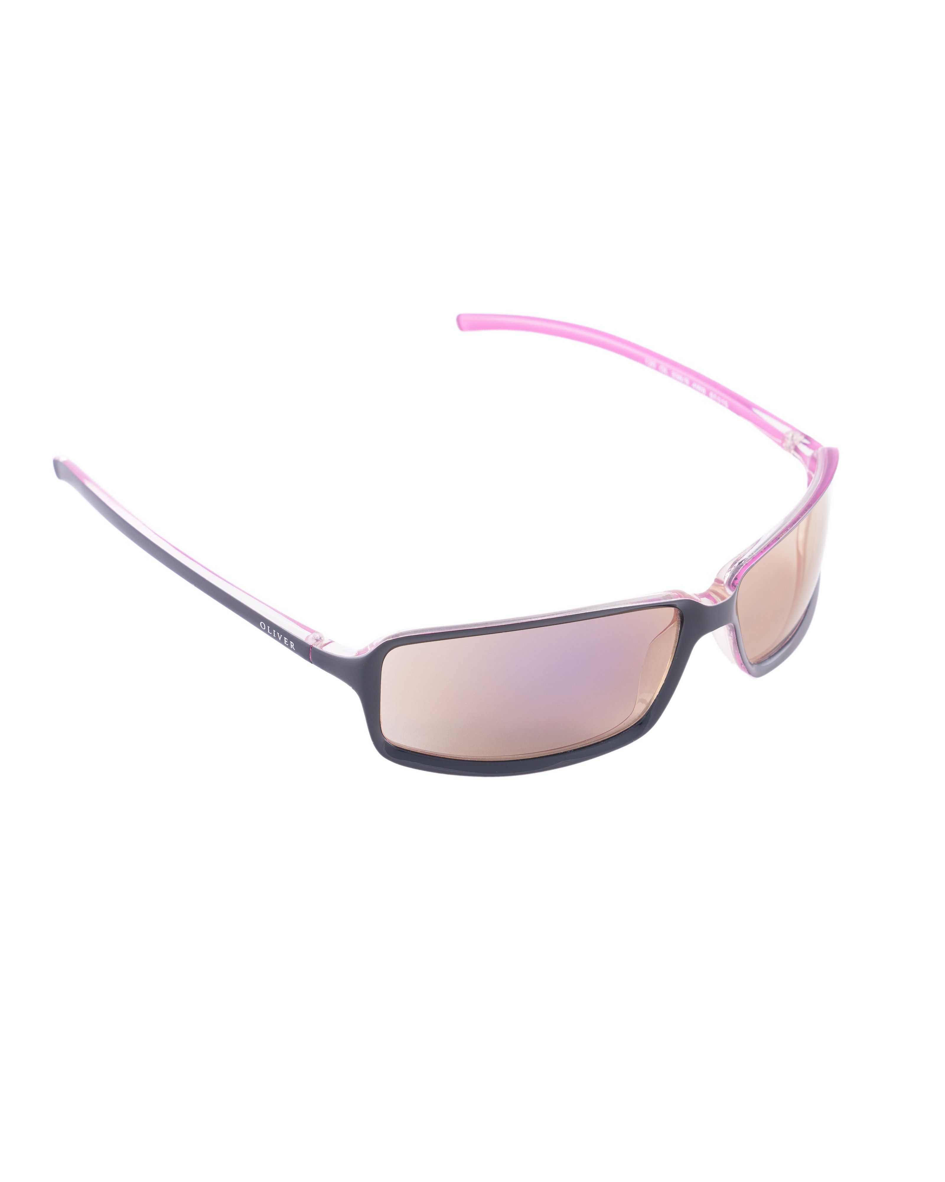 Valentino Oliver by Valentino 00s Clear Violet Mirror Sunglasses Size ONE SIZE - 1 Thumbnail