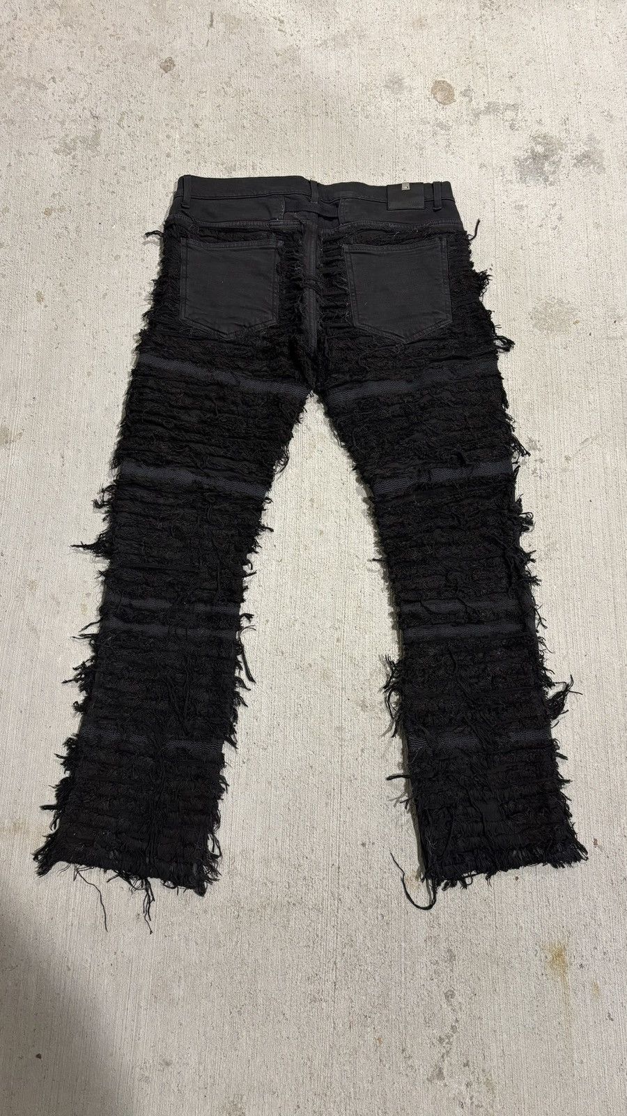 1017 ALYX 9SM × Blackmeans 1017 Alyx 9SM Blackmeans Shredded Distressed Denim Size US 34 / EU 50 - 9 Thumbnail