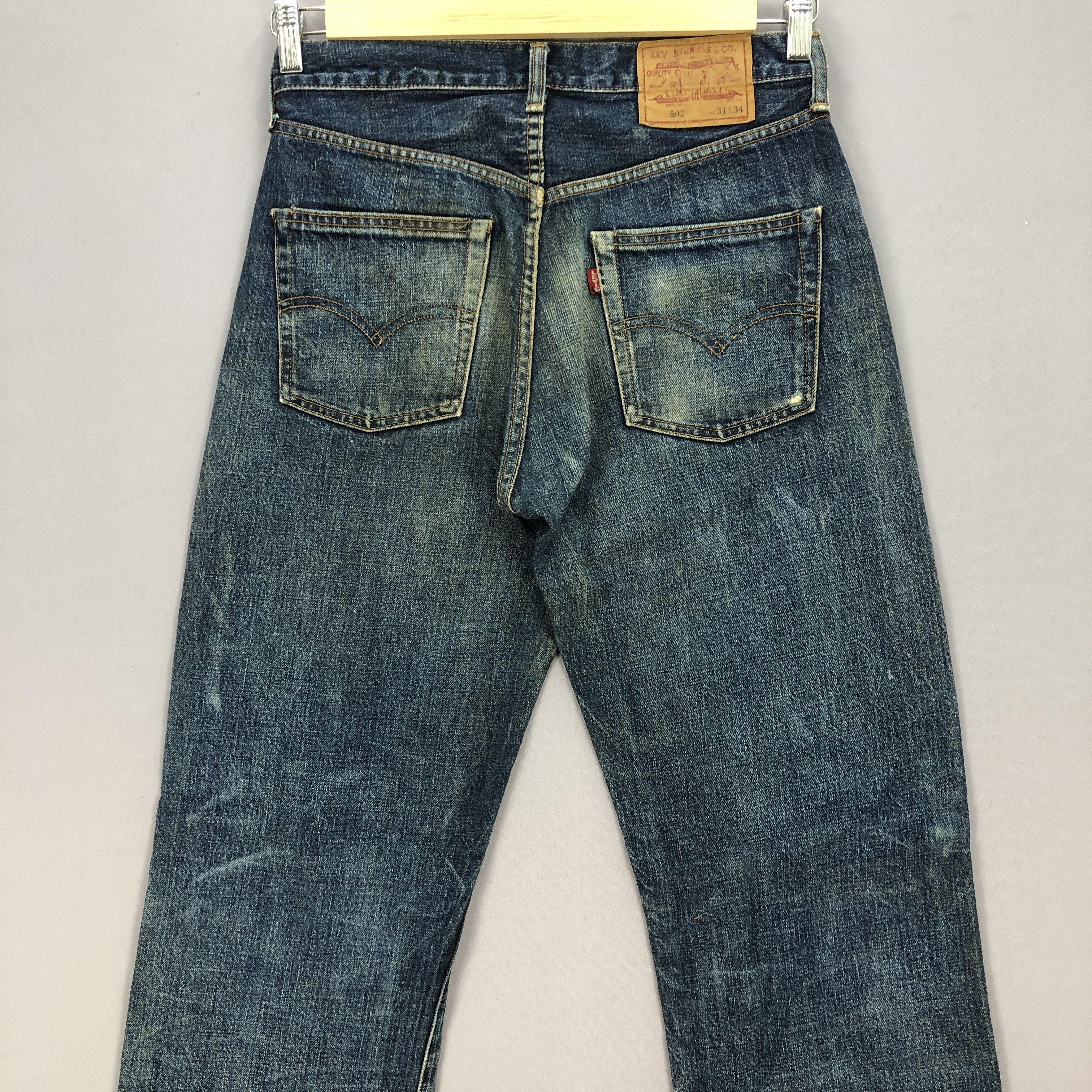 Levi's Vintage Levis Selvedge Distressed Jeans Levis Redline Denim Size US 30 / EU 46 - 4 Thumbnail
