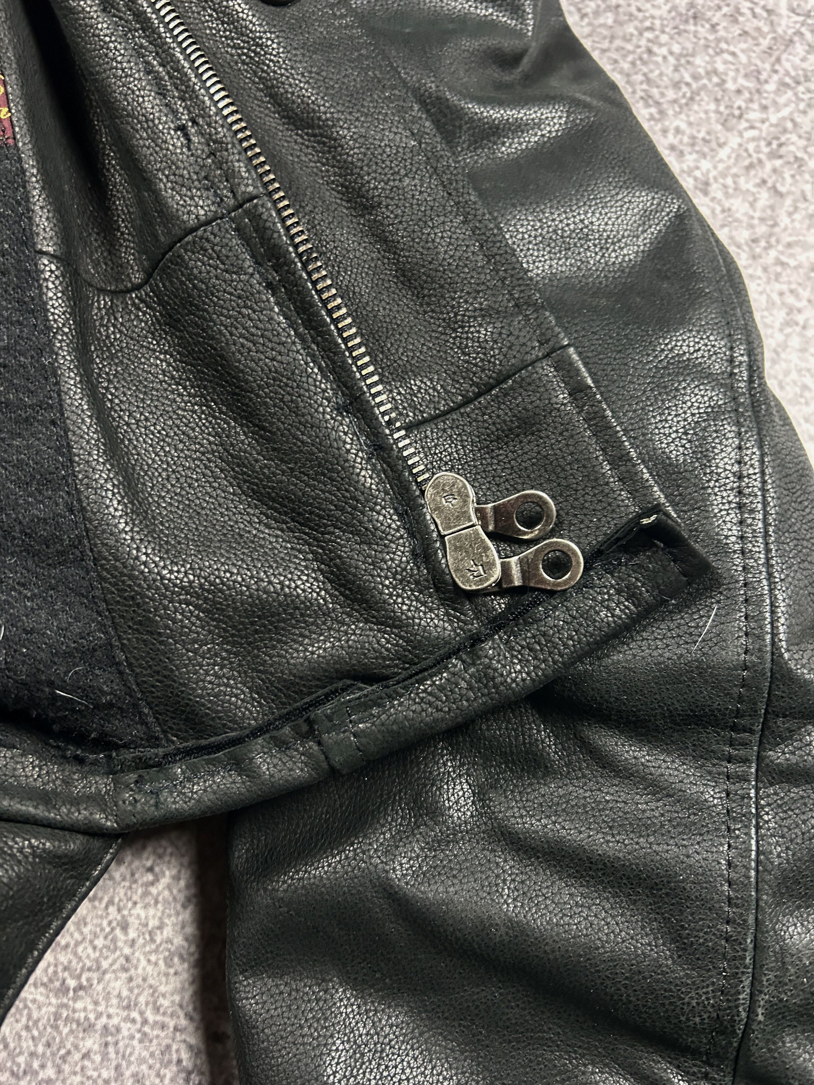 Hysteric Glamour VTG BALENCIAGA OPIUM CARTI STYLE CROPPED LEATHER JACKET Y2K Size US L / EU 52-54 / 3 - 22 Thumbnail