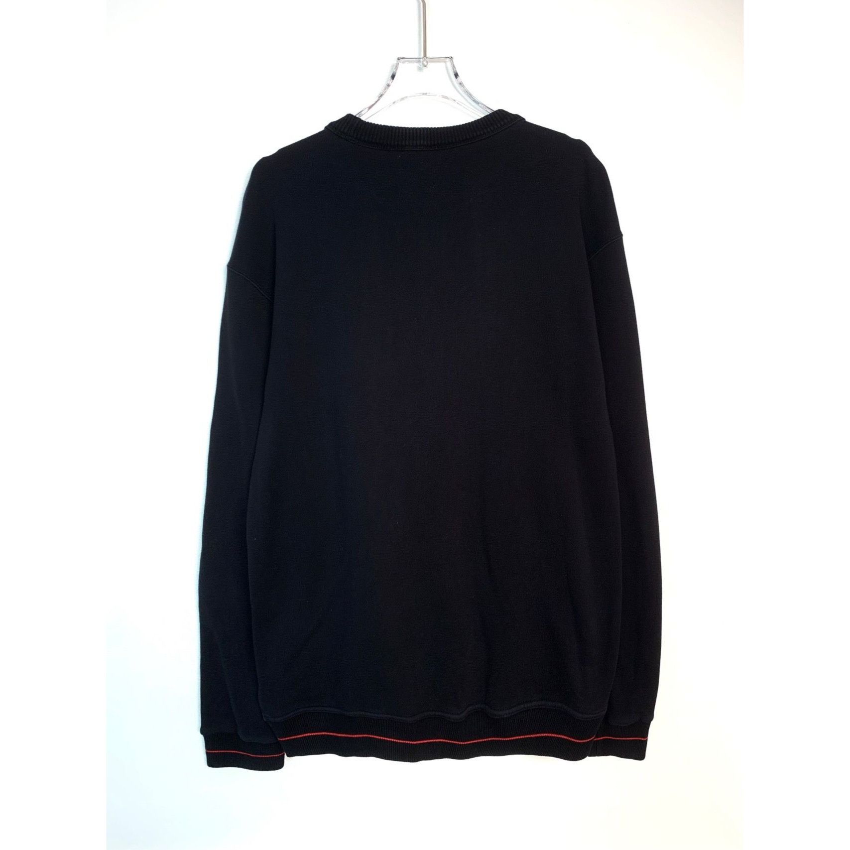 Burberry Burberry Black Logo Striped Patchwork Sweatshirt L Long-Slee Size US L / EU 52-54 / 3 - 7 Thumbnail