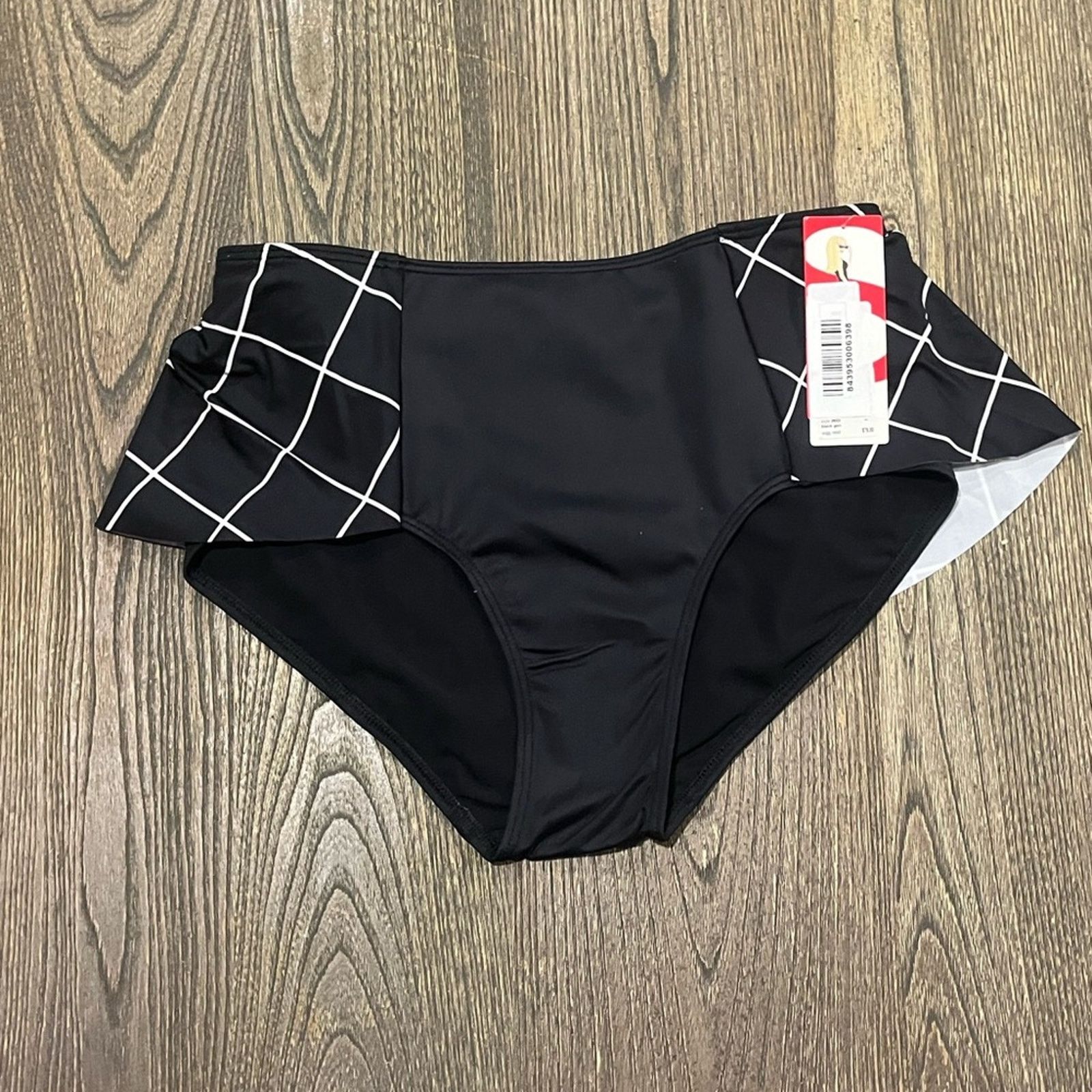 Spanx NWT Spanx Womens Flirty Skirted Swim Mid Rise Black Size 8 Size ONE SIZE - 1 Thumbnail