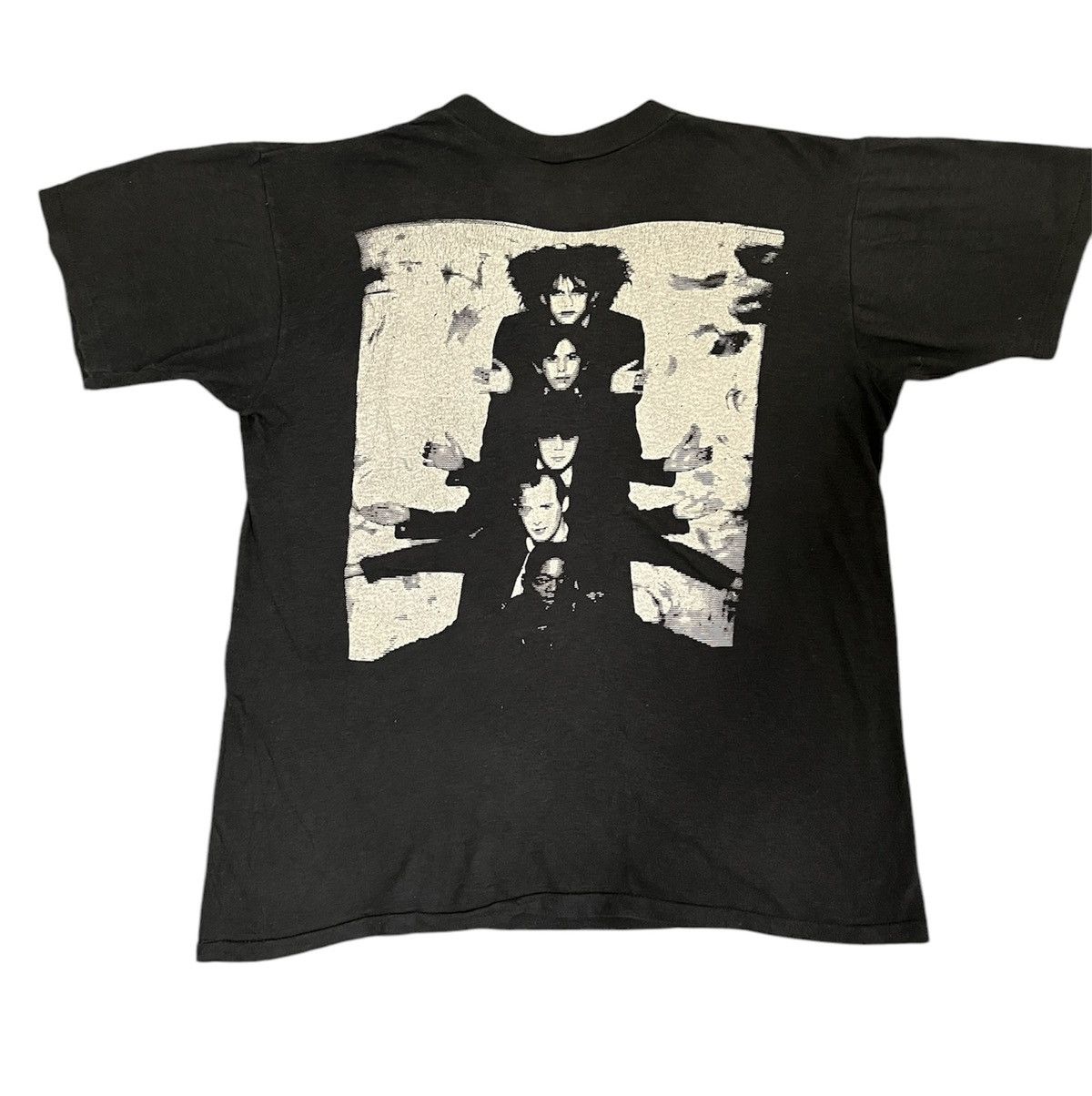 Vintage The Cure Live Concert 1980s Black T-shirt