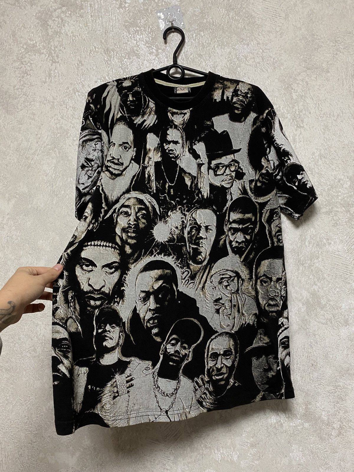 Other Very rare HIP HOP LEGENDS 2Pac All Over print vintage Size US L / EU 52-54 / 3 - 6 Thumbnail