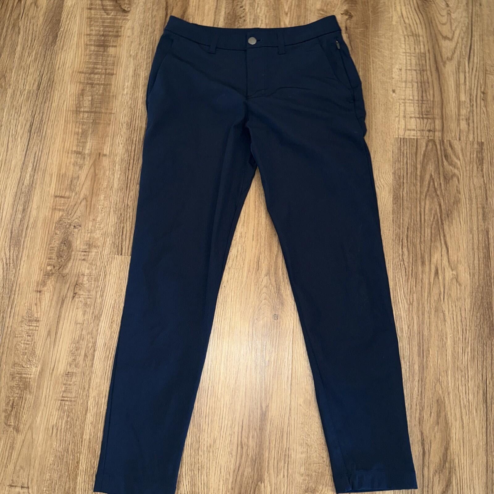 Lululemon Lululemon Men ABC Warpstreme Pants Golf Khaki Blue RN106259 Size US 28 / EU 44 - 1 Thumbnail