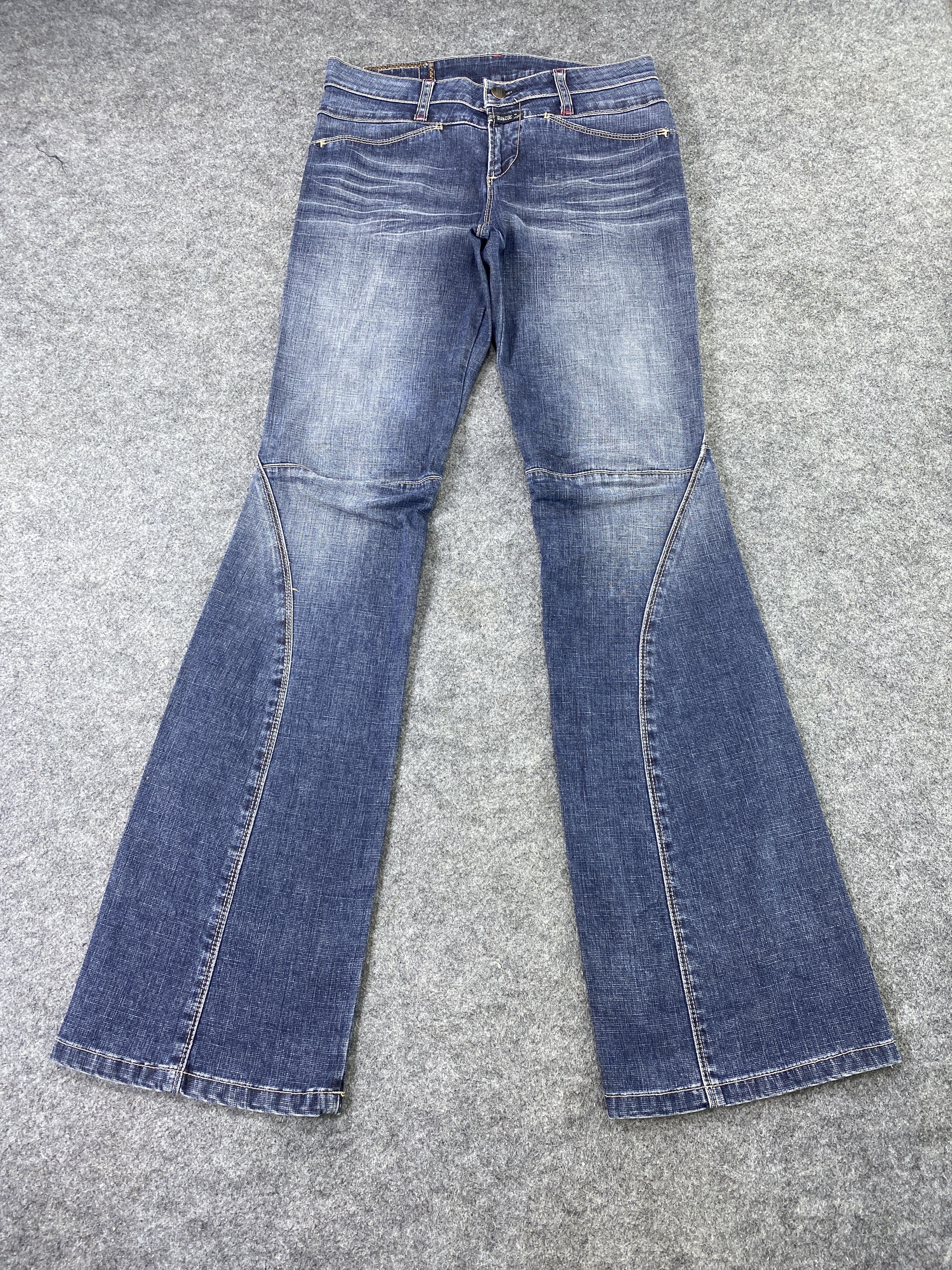 Japanese Brand Marithe Francois Girbaud Flare Jeans - J1079 Size 28" / US 6 / IT 42 - 2 Thumbnail