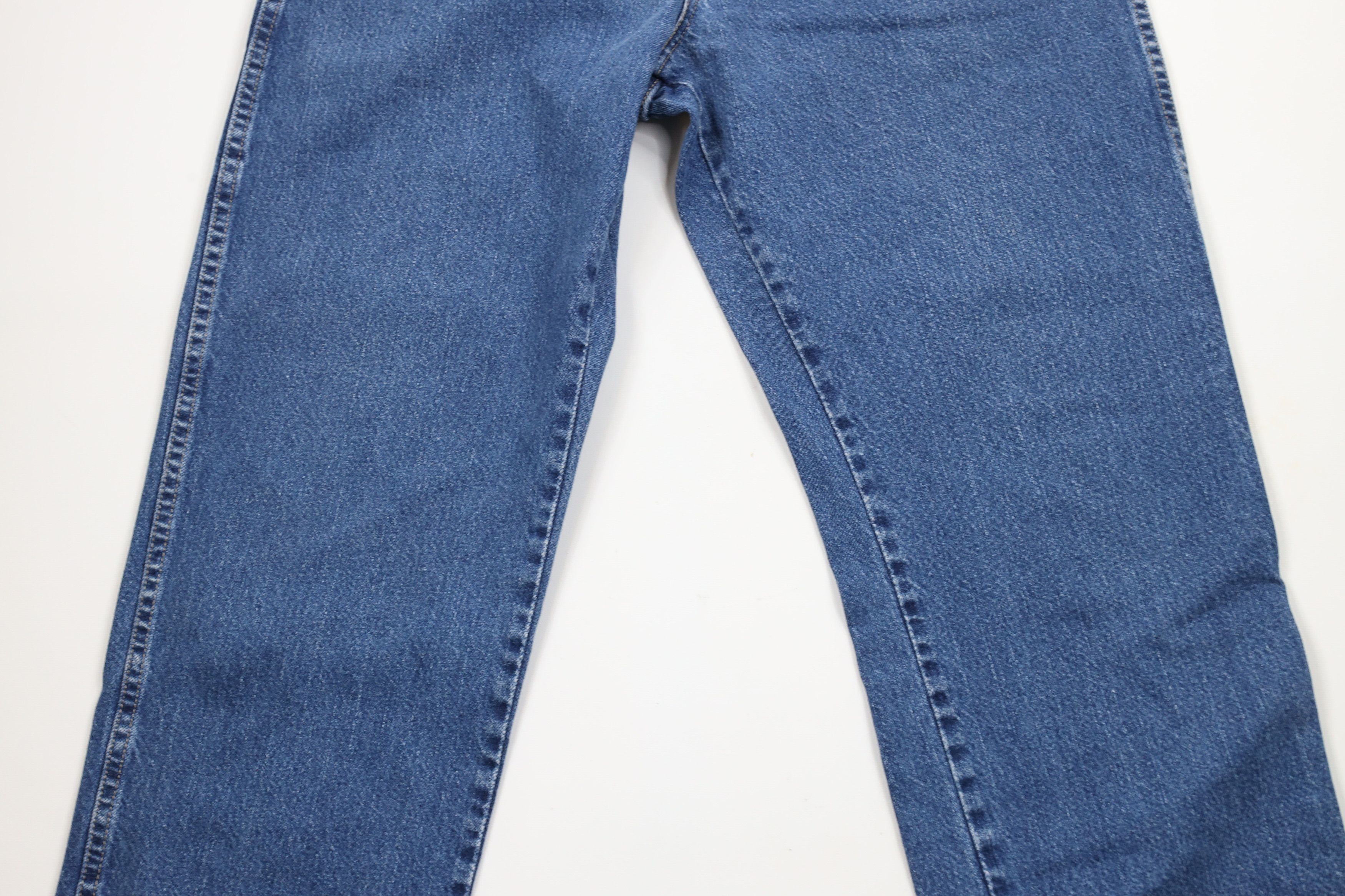Dickies × Vintage Vintage Dickies Spell Out Bootcut Denim Workwear Jeans Blue Size US 36 / EU 52 - 3 Thumbnail