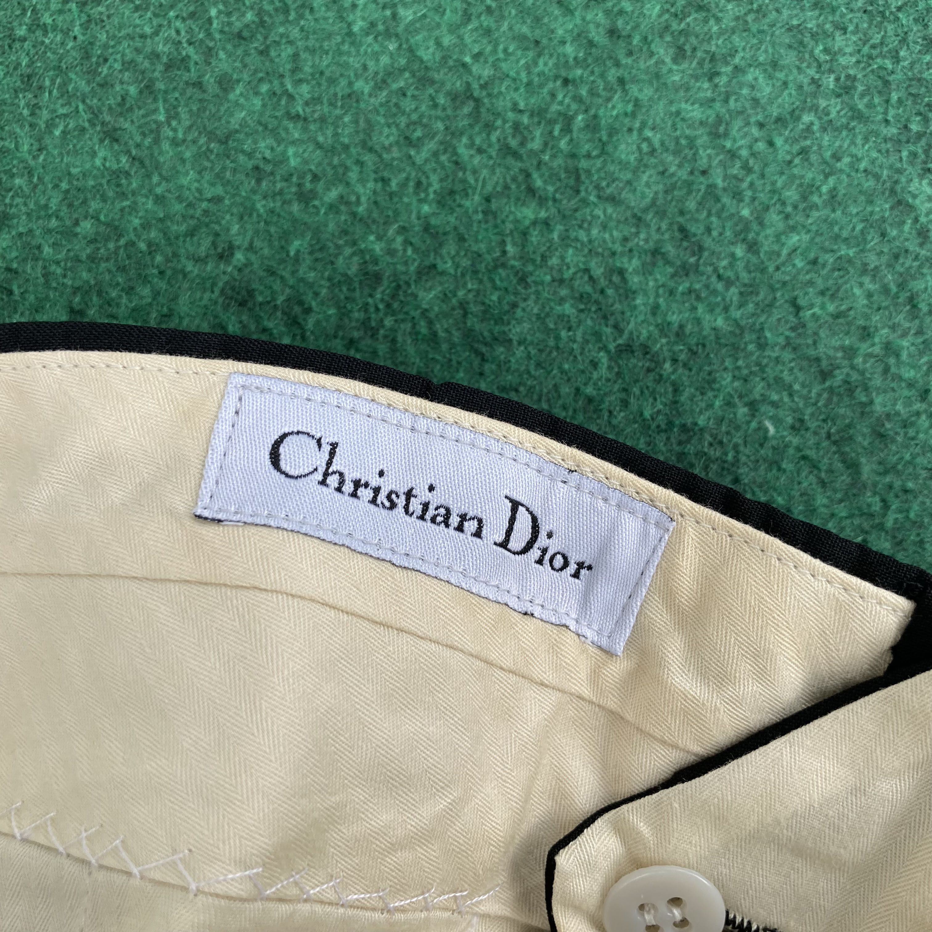 Christian Dior Monsieur × Vintage Vtg Christian Dior Monsieur Black Designer Pant Size US 34 / EU 50 - 5 Thumbnail