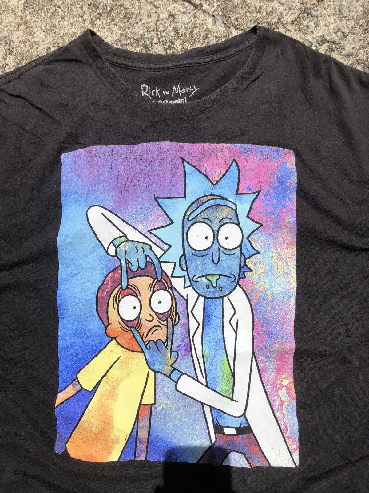 Cartoon Network × Ripple Junction × Vintage Vintage Sunfaded Rick And Morty Tshirts Size US XL / EU 56 / 4 - 2 Thumbnail