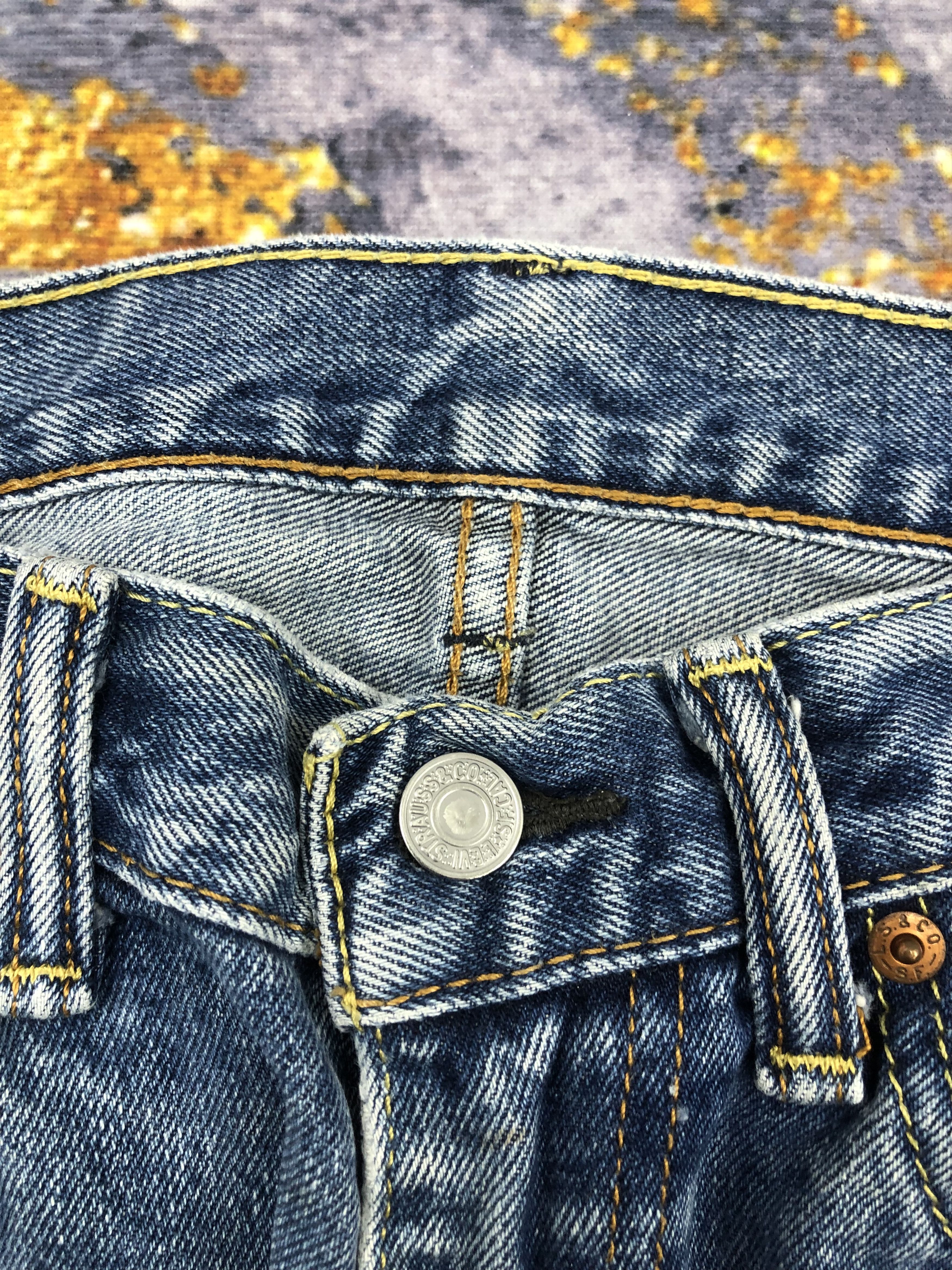 Levi's Vintage Levis 505 Faded Blue Jeans DPP0189 Size US 33 - 10 Thumbnail
