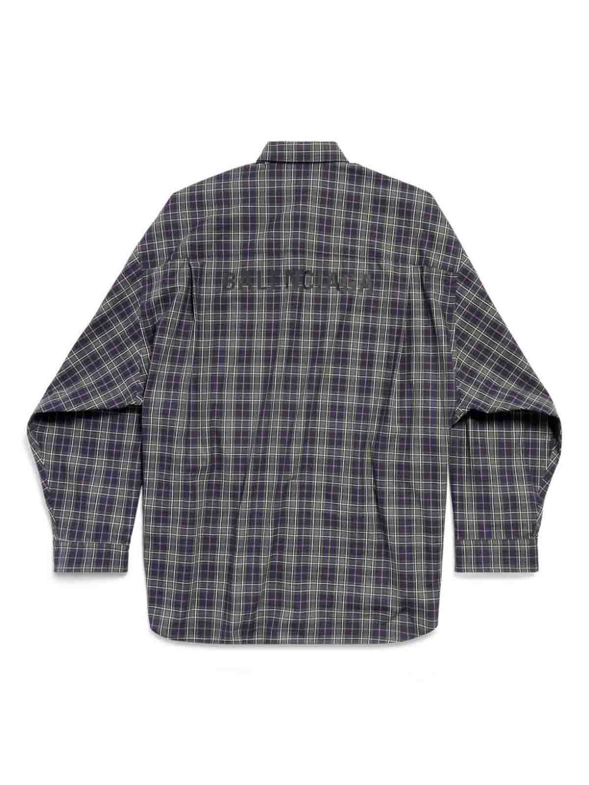 Balenciaga o1bcso1str0325 Shirt Oversized in Multicolor Size US S / EU 44-46 / 1 - 2 Thumbnail