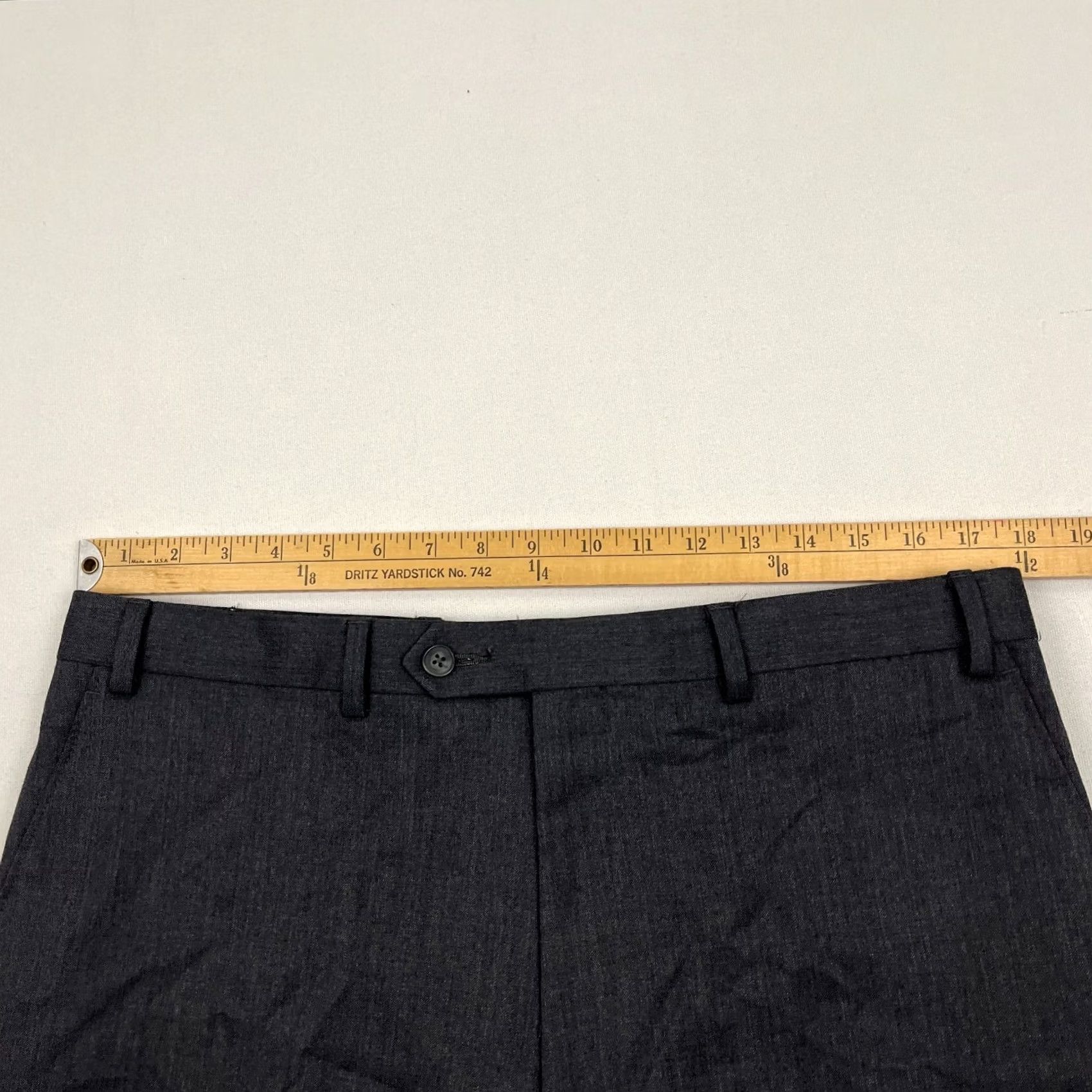 Ralph Lauren Lauren Ralph Lauren Pants Mens 36 x 30 Gray Wool Pleated Trousers Slacks Career Dress Pants Regular 36 Gray Wool Preppy Classic Outdoor Mens Size US 36 / EU 52 - 4 Thumbnail
