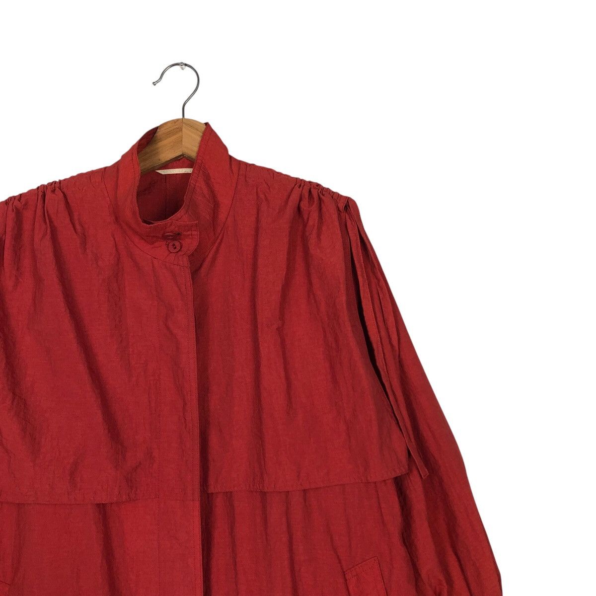 Designer × Japanese Brand × Vintage 📌Rich Red Vintage Long Jacket Tokyo Style Issey Miyake Size US M / EU 48-50 / 2 - 8 Thumbnail