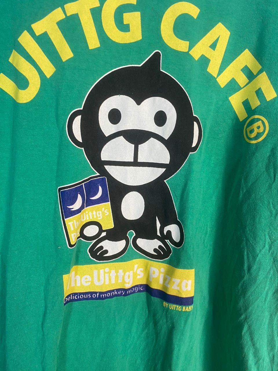 Japanese Brand Uittg baby printed tshirt Size US M / EU 48-50 / 2 - 3 Thumbnail