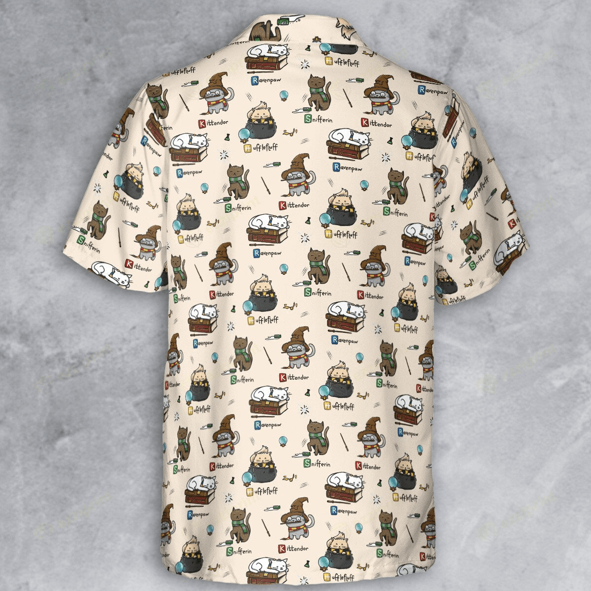 Designer Harry Potter Kitten Funny Button Down Shirt Size US L / EU 52-54 / 3 - 3 Thumbnail