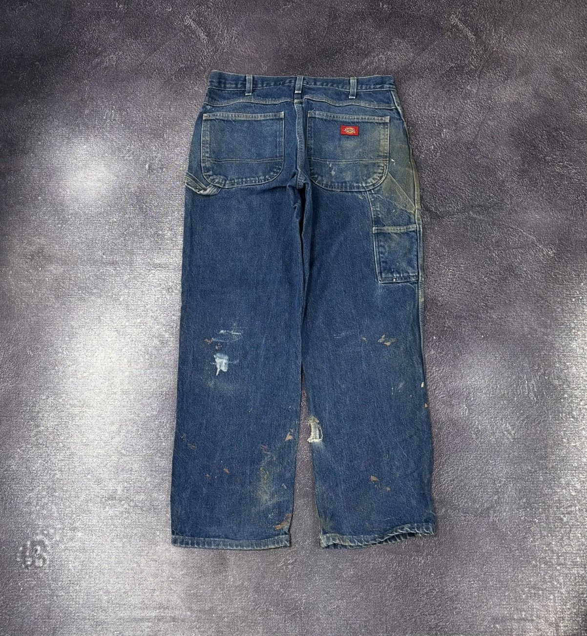 Dickies Vintage Dickies Distressed Denim Dad Hype Work Baggy Jeans Size US 32 / EU 48 - 1 Thumbnail