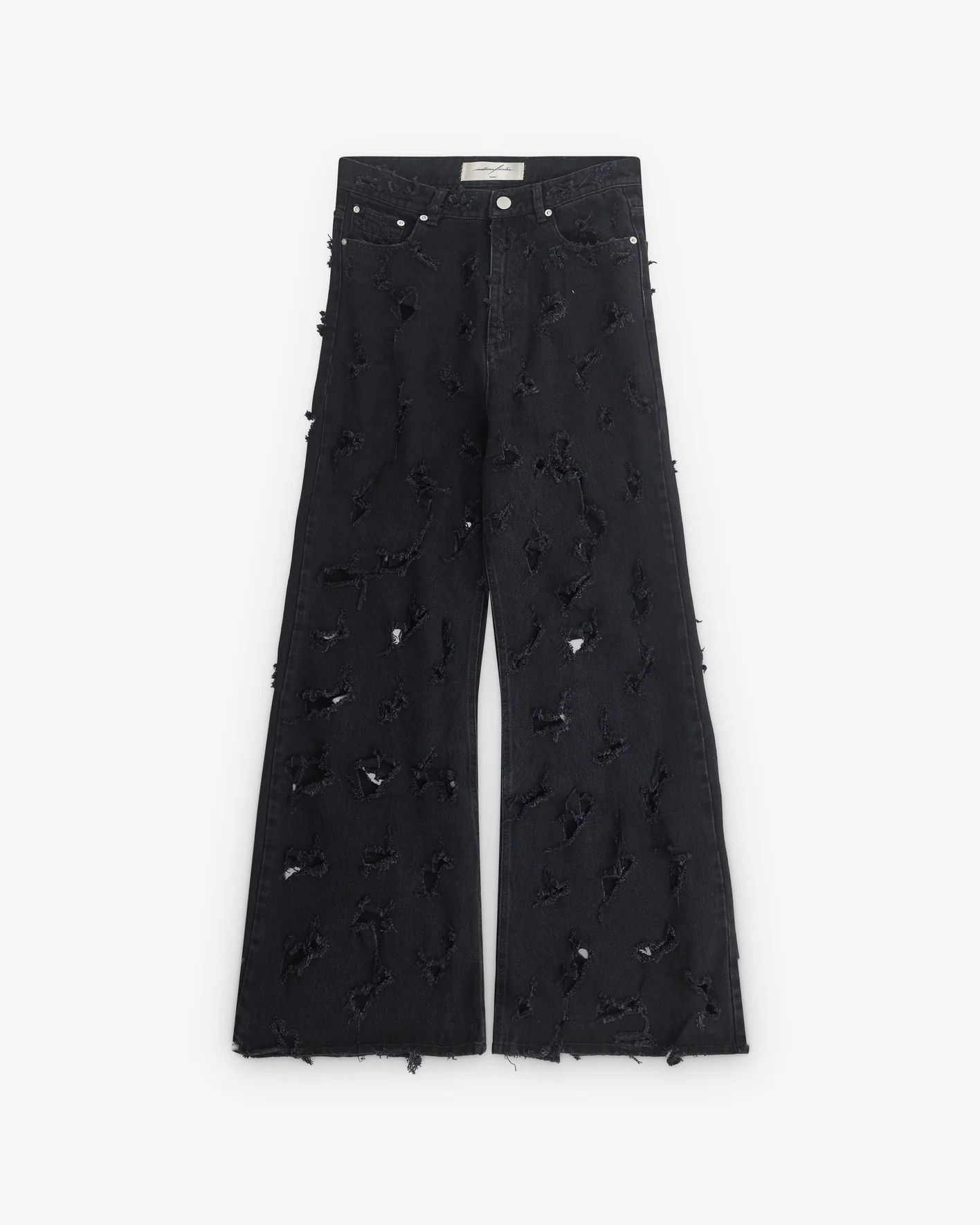 Matieres Fecales Destroyed Jeans Woven Size US 32 / EU 48 - 1 Thumbnail