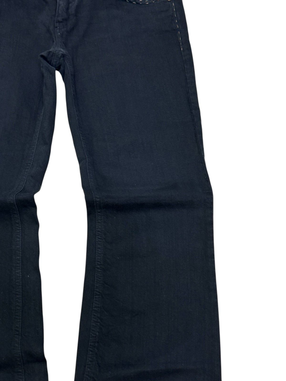 Fendi Fendi Black Denim Jeans Unisex Straight Cut Low Rise Size US 30 / EU 46 - 6 Thumbnail