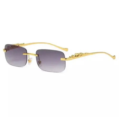 Other Retro Style Leopard 🐆 Yellow Black Frame Glasses Size ONE SIZE - 3 Thumbnail