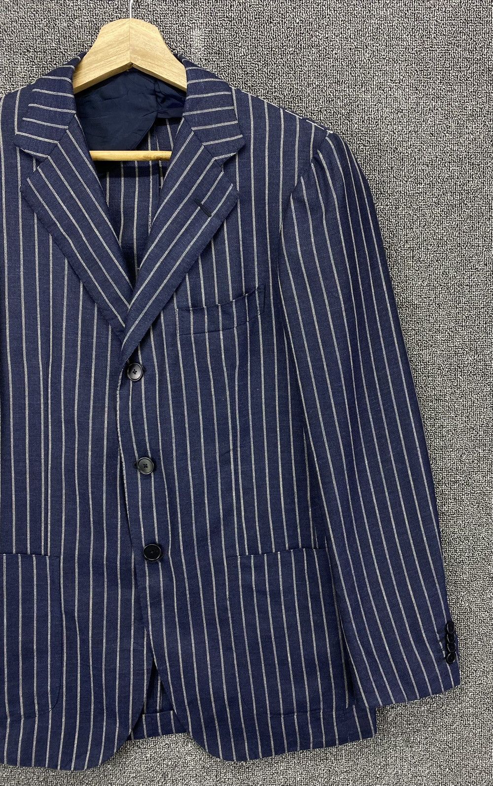 Vintage Vintage Gian Franco Homme Striped Coat Jacket Size US M / EU 48-50 / 2 - 4 Thumbnail