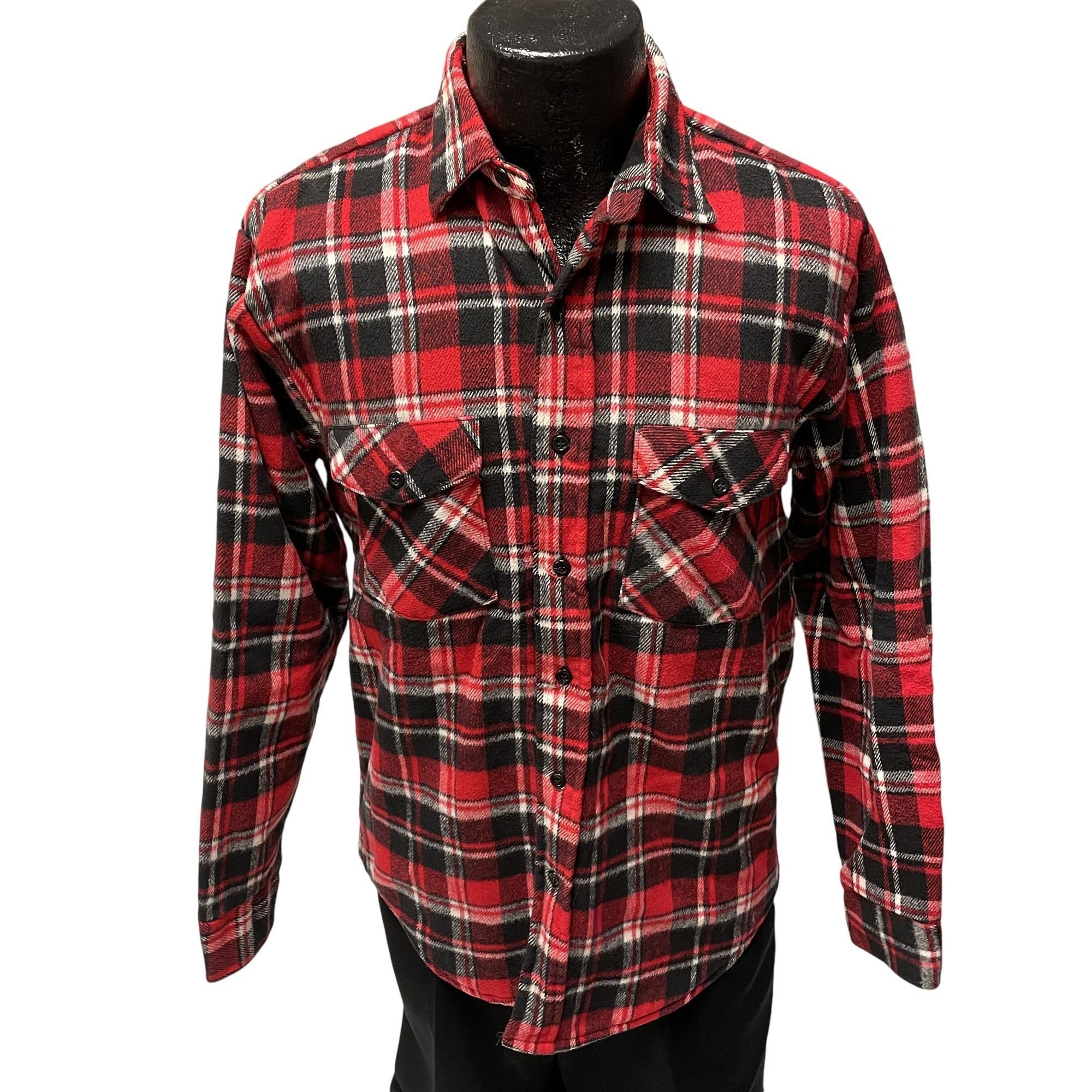 Cabelas Vtg Cabela's BUFFALO PLAID Flannel Quilted HUNTING Shirt Size US M / EU 48-50 / 2 - 1 Thumbnail