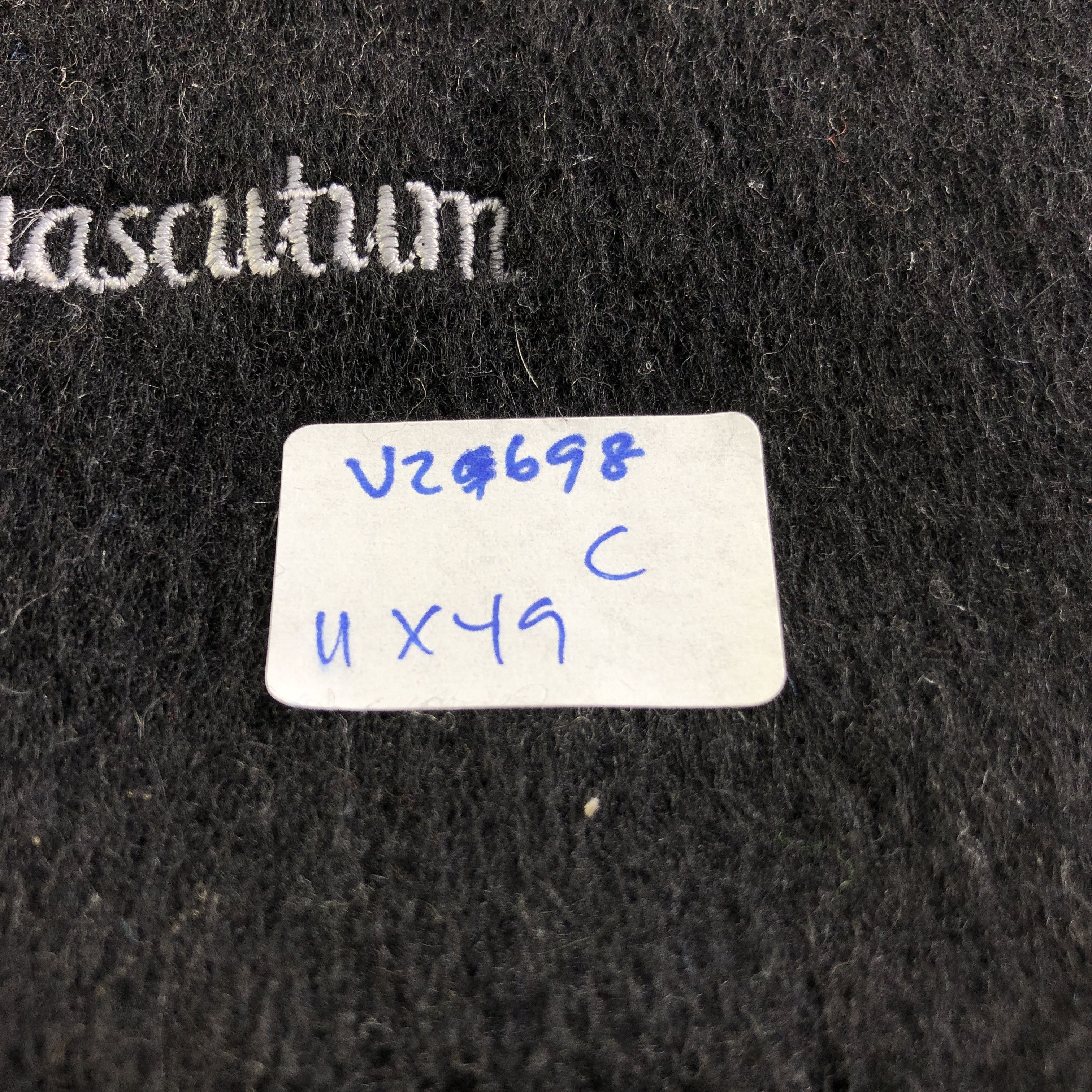 Aquascutum Aquascutum Plain Black Cashmere Scarf Muffler V2698 Size ONE SIZE - 11 Thumbnail