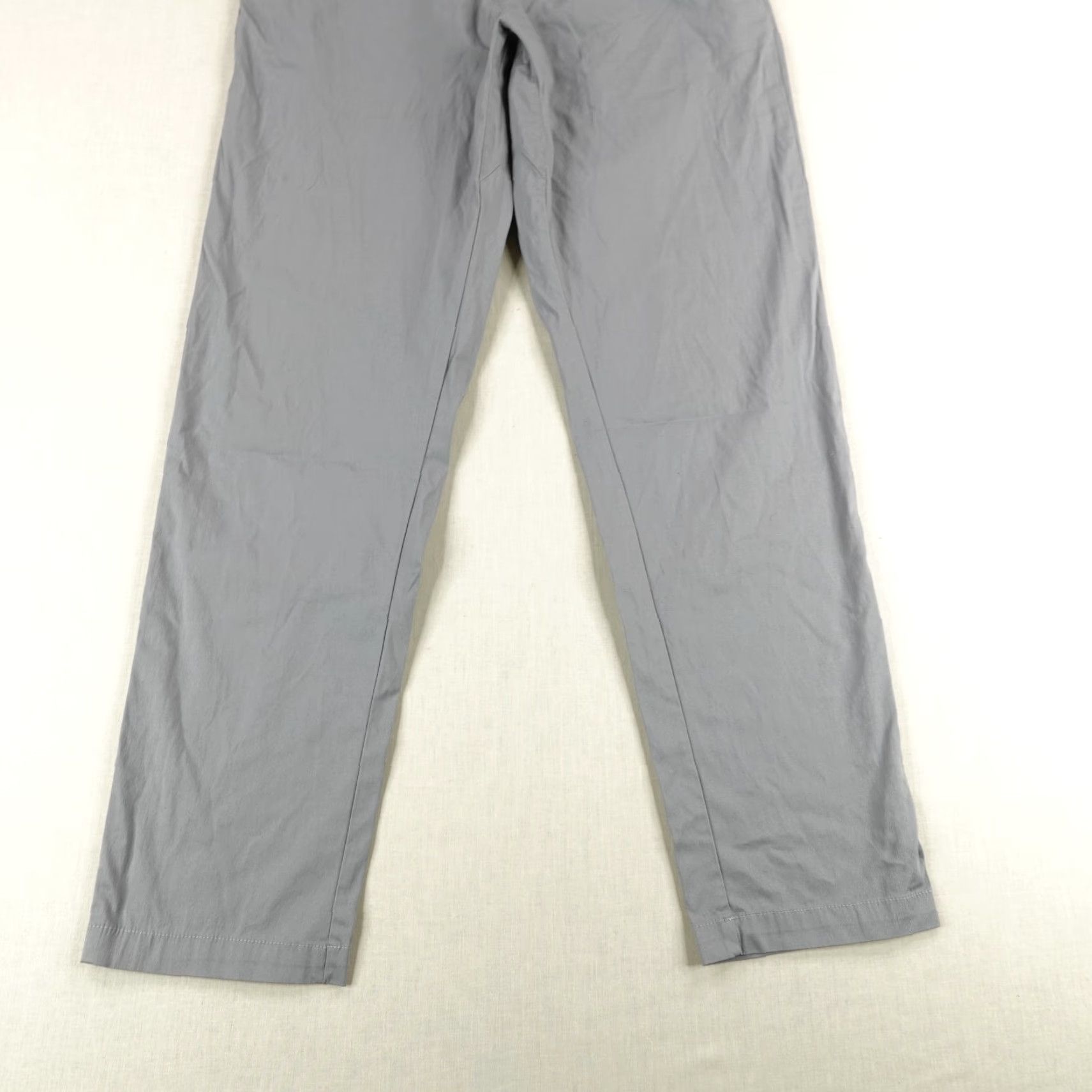 Lululemon LULULEMON Men's Chino Pants 34 Gray Classic Swift Cotton Comfort Straight Leg Sports Size US 35 - 3 Thumbnail