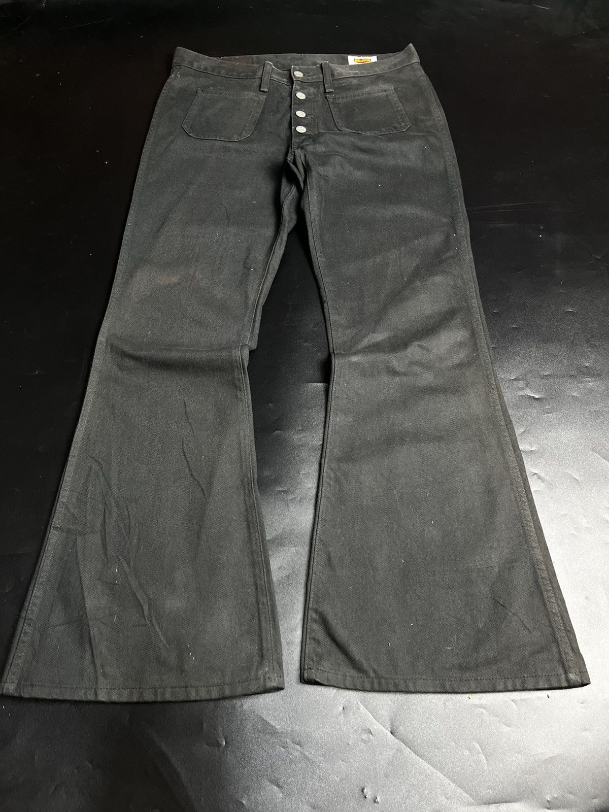 Other Japanese Big John Flared Jeans distressed Size US 30 / EU 46 - 1 Thumbnail